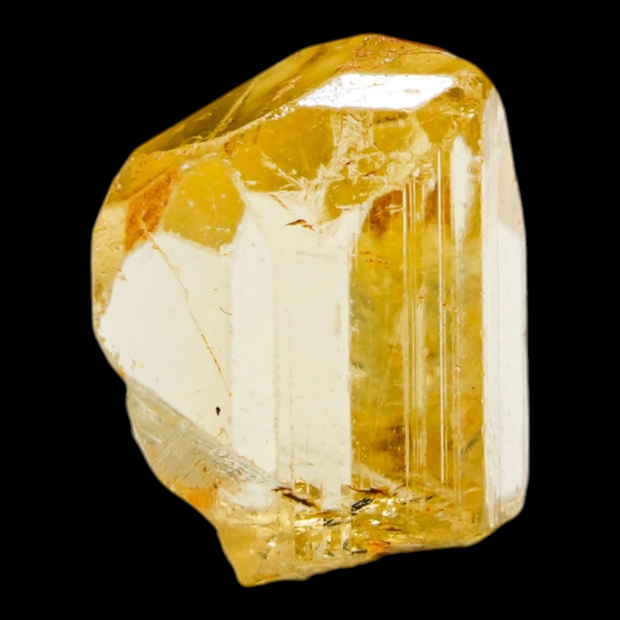 Golden Tourmaline Crystal, Facet Grade Tourmaline Rough, Natural Tanzania Tourmaline, Untreated Gem Rough, Mineral Specimen - Image 4