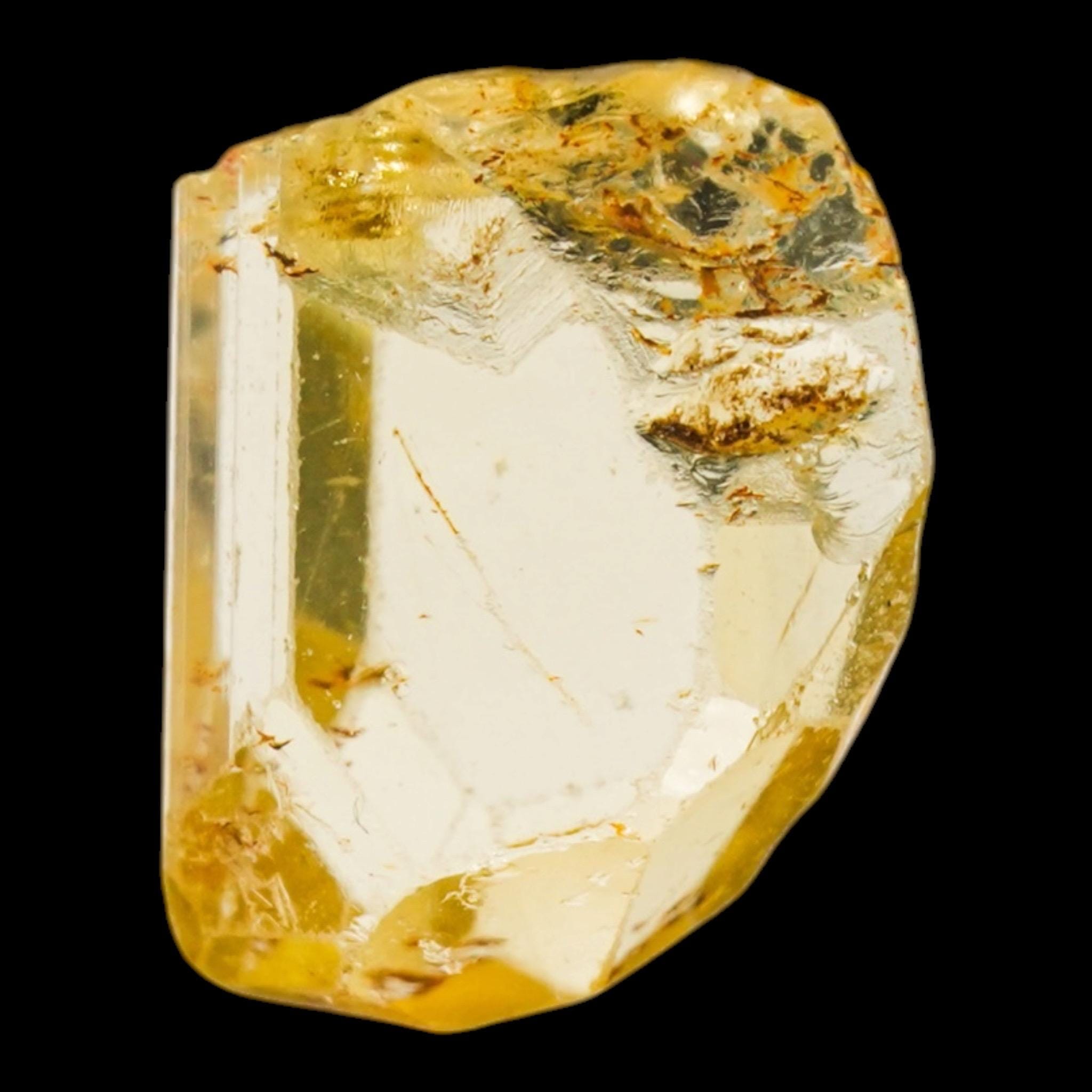 Golden Tourmaline Crystal, Facet Grade Tourmaline Rough, Natural Tanzania Tourmaline, Untreated Gem Rough, Mineral Specimen - Image 5