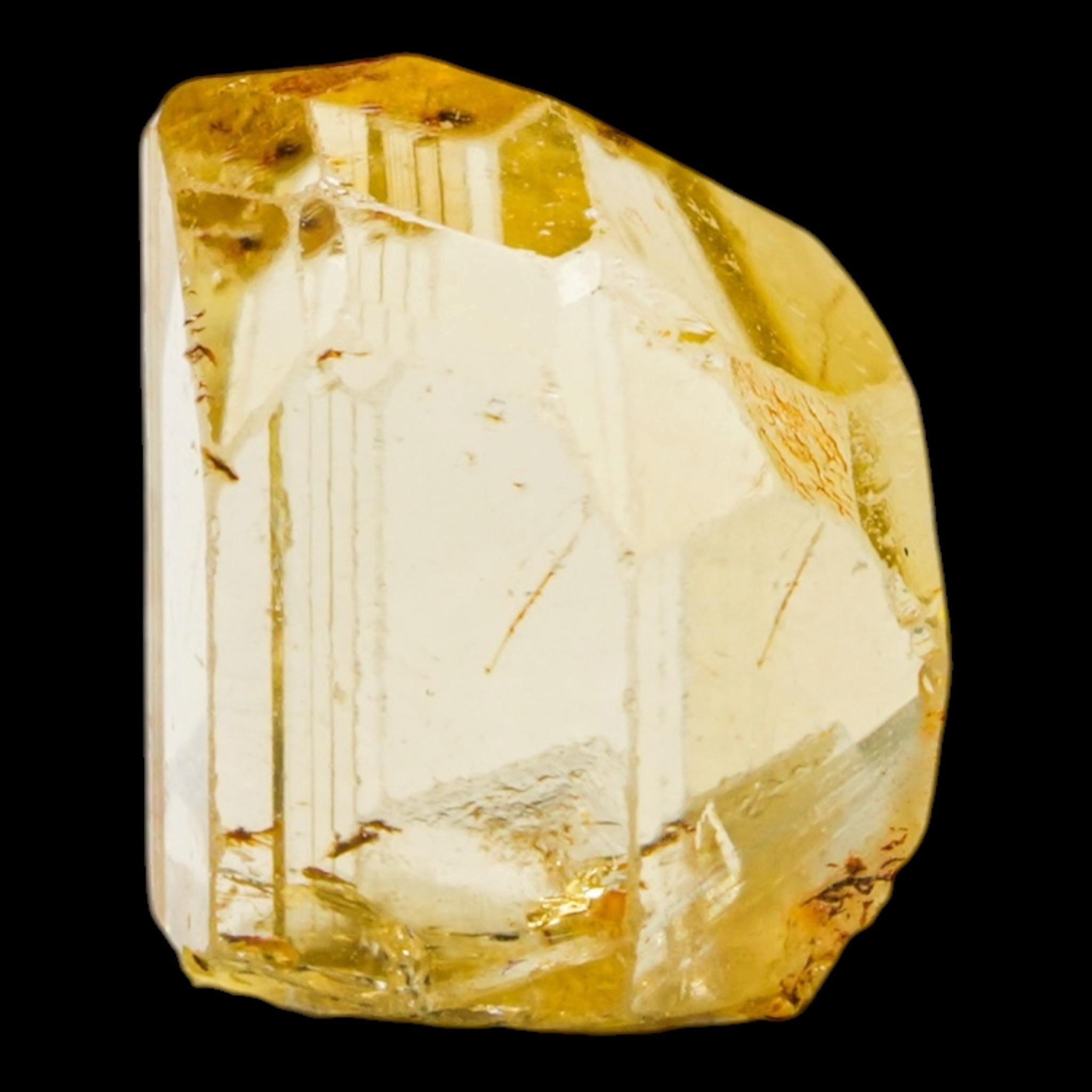 Golden Tourmaline Crystal, Facet Grade Tourmaline Rough, Natural Tanzania Tourmaline, Untreated Gem Rough, Mineral Specimen - Image 6