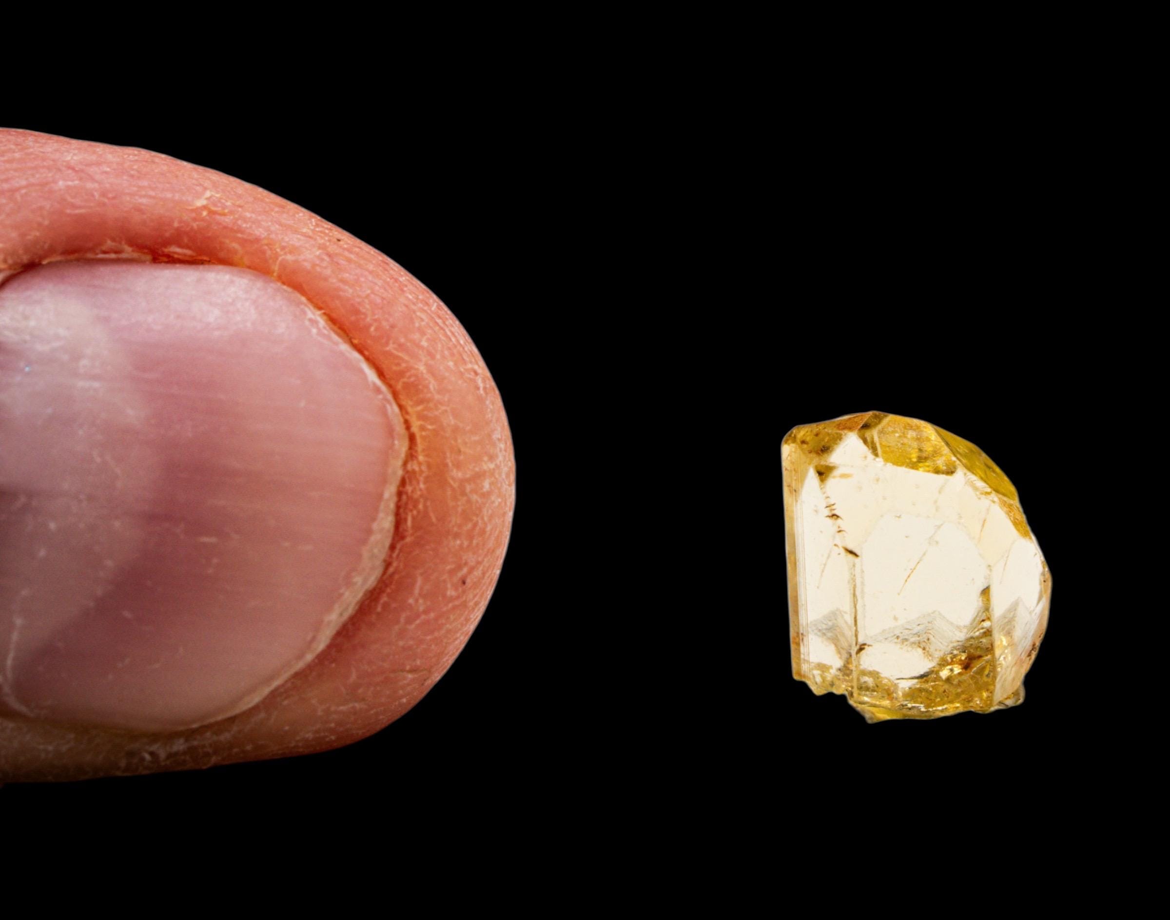 Golden Tourmaline Crystal, Facet Grade Tourmaline Rough, Natural Tanzania Tourmaline, Untreated Gem Rough, Mineral Specimen - Image 9