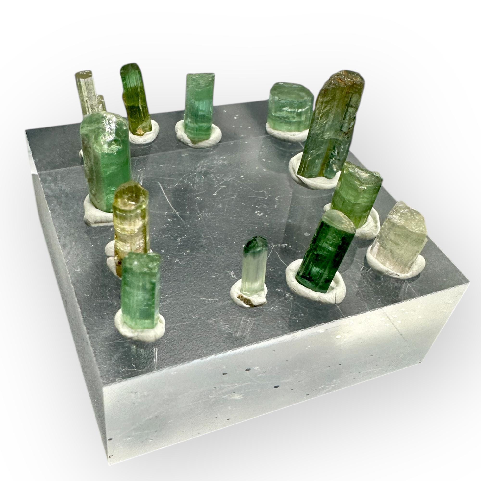 Green tourmaline crystal, afghan raw tourmaline for jewellery, natural green crystal, healing stone, chakra mineral, collectible crystal - Image 5