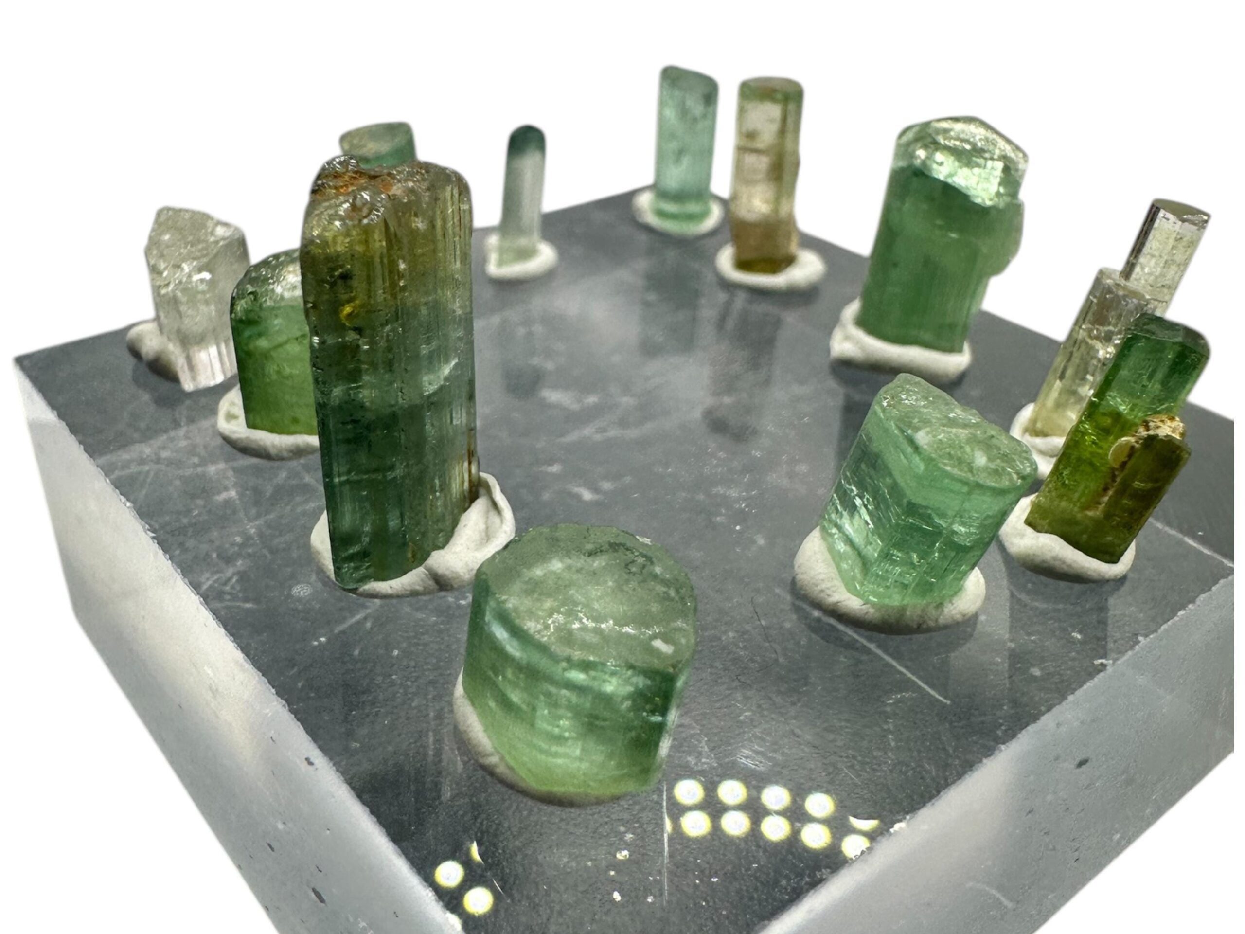 Green tourmaline crystal, afghan raw tourmaline for jewellery, natural green crystal, healing stone, chakra mineral, collectible crystal - Image 8
