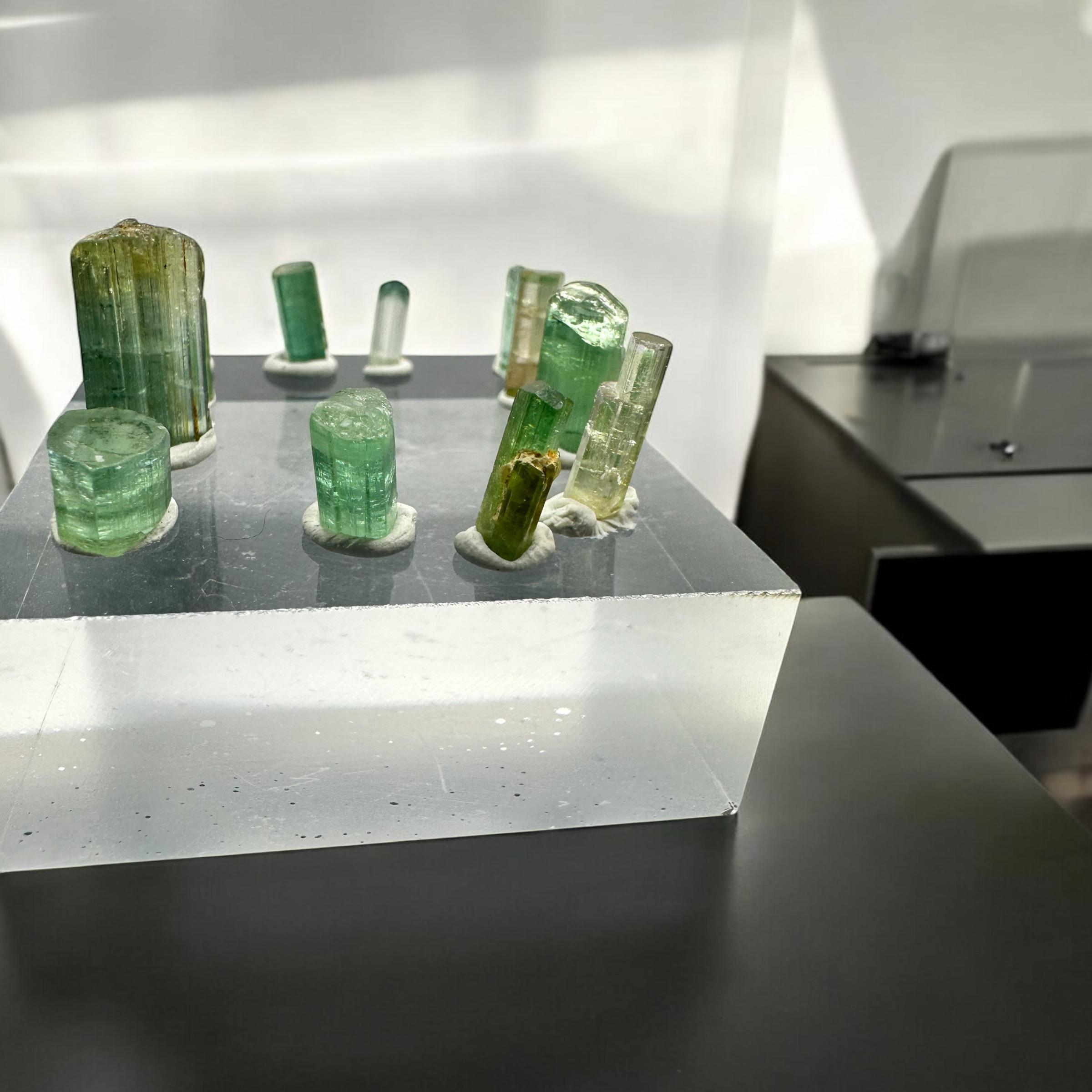 Green tourmaline crystal, afghan raw tourmaline for jewellery, natural green crystal, healing stone, chakra mineral, collectible crystal - Image 10