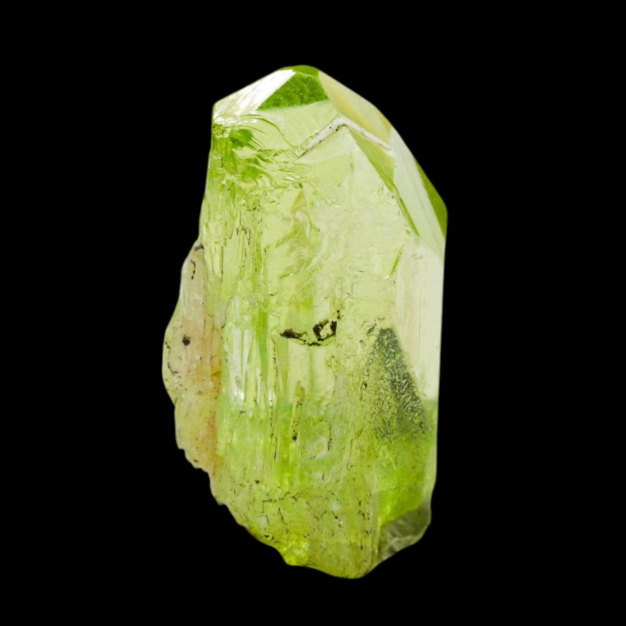 Diopside crystal, facet grade green diopside, untreated tanzania gem rough, merelani hills crystal - Image 6