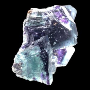 Purple fluorite crystal, natural fluorite cluster, small fluorite crystal for focus, desk crystal or study gift
