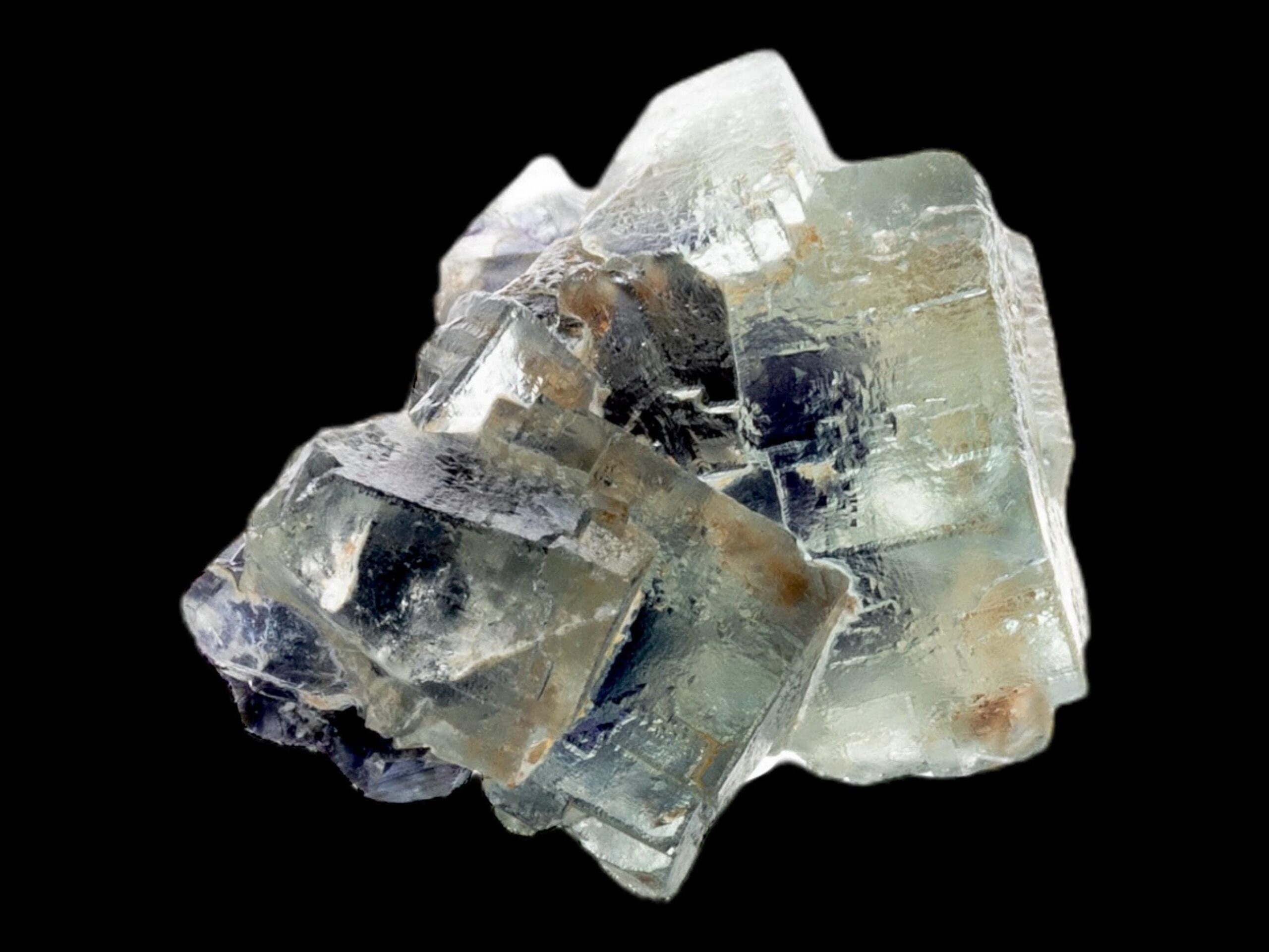Green fluorite cluster natural fluorite crystal on matrix okorusu fluorite specimen raw fluorite mineral cubic fluorite from namibia - Image 2