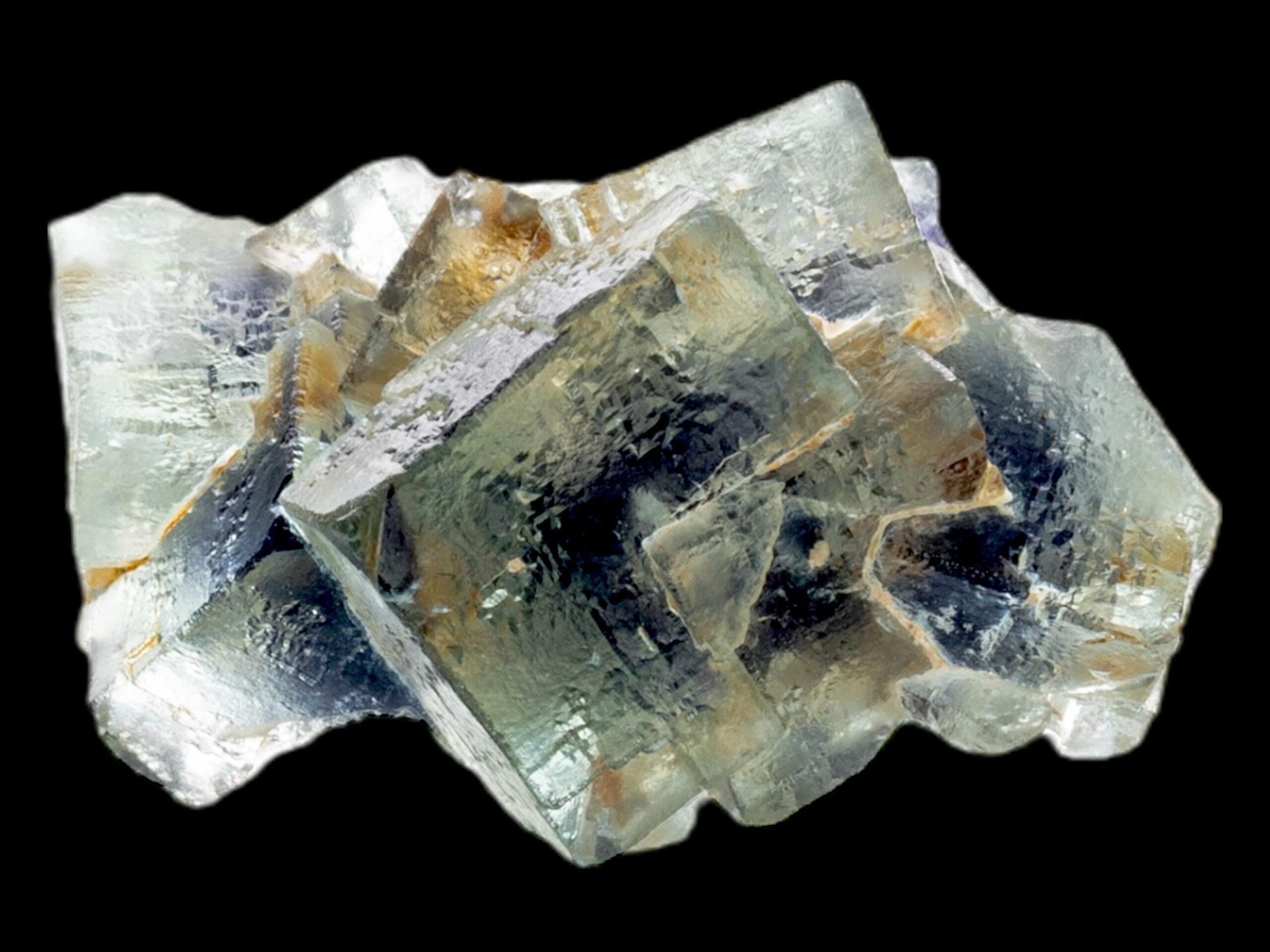 Green fluorite cluster natural fluorite crystal on matrix okorusu fluorite specimen raw fluorite mineral cubic fluorite from namibia - Image 3