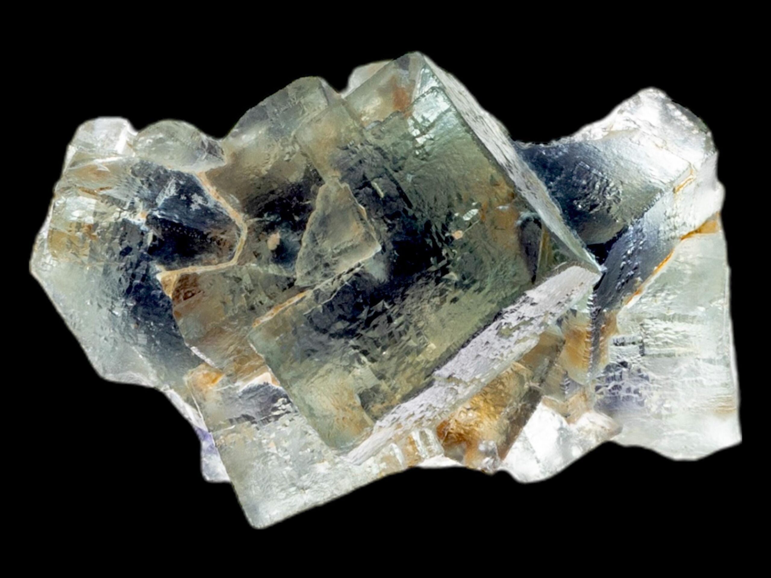 Green fluorite cluster natural fluorite crystal on matrix okorusu fluorite specimen raw fluorite mineral cubic fluorite from namibia - Image 4
