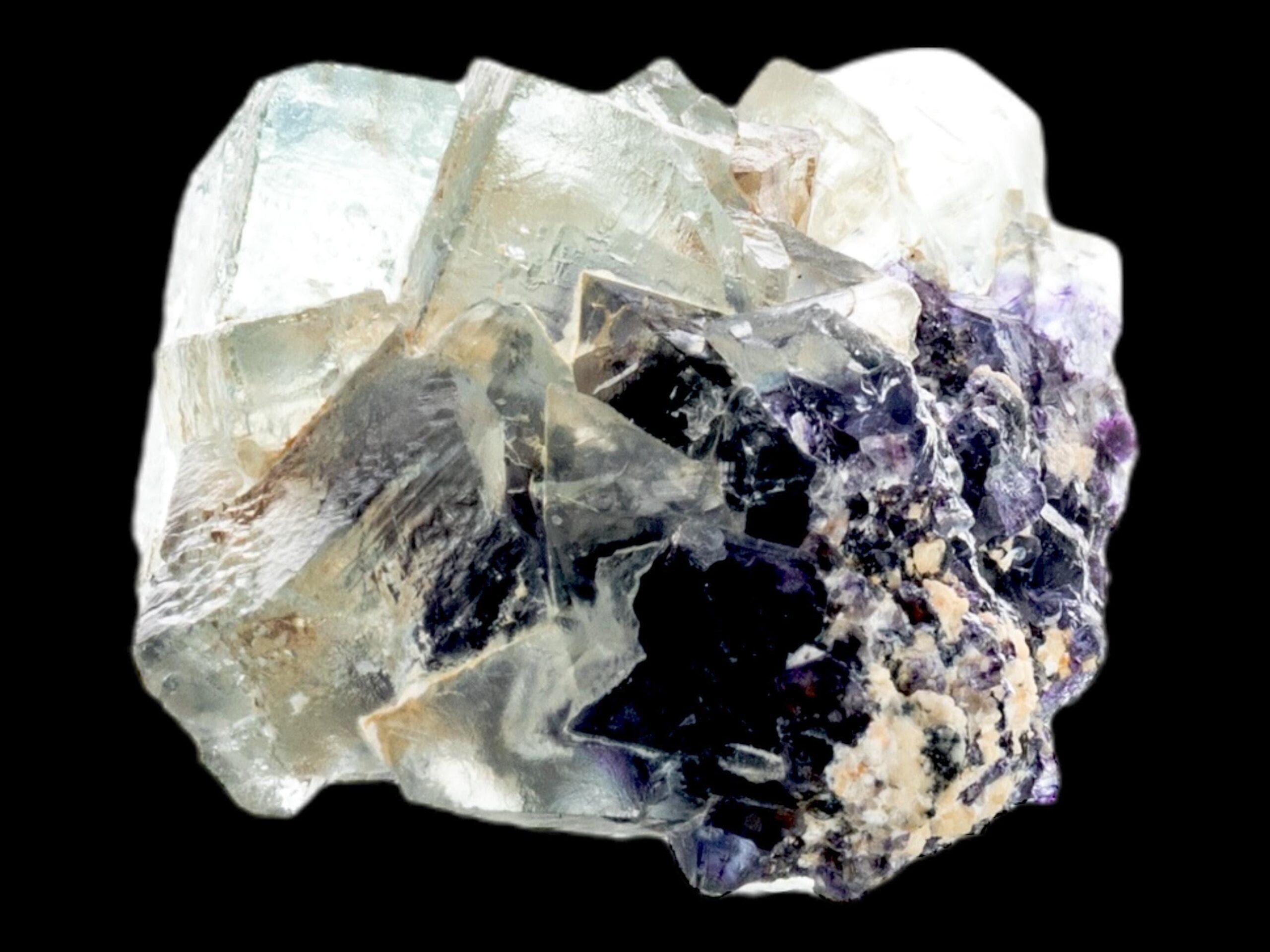 Green fluorite cluster natural fluorite crystal on matrix okorusu fluorite specimen raw fluorite mineral cubic fluorite from namibia - Image 6