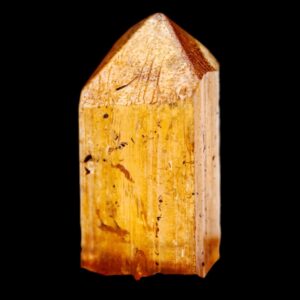 Imperial Topaz Crystal, Natural Golden Orange, Terminated, Ouro Preto Brazil, Mineral Specimen