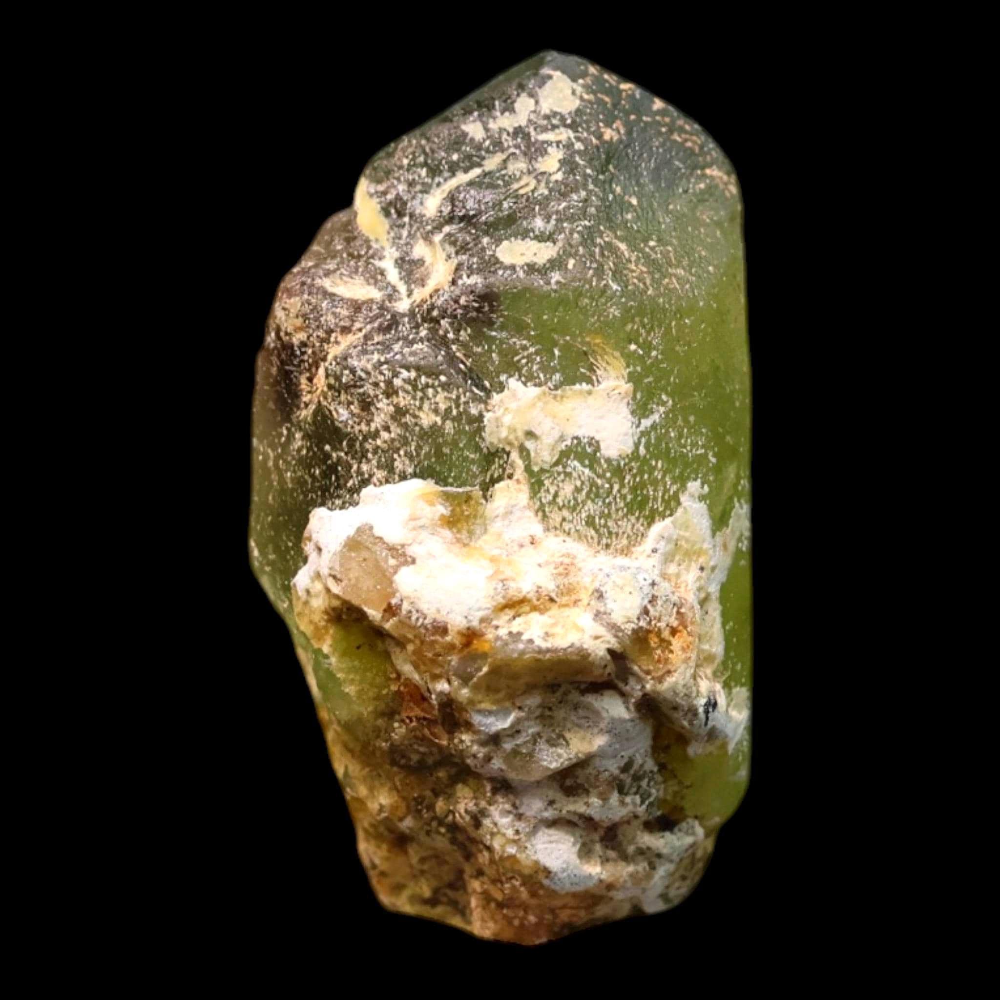 Peridot crystal, natural green peridot, terminated peridot crystal, raw peridot specimen, olivine, Supat Gali Pakistan, mineral specimen - Image 2