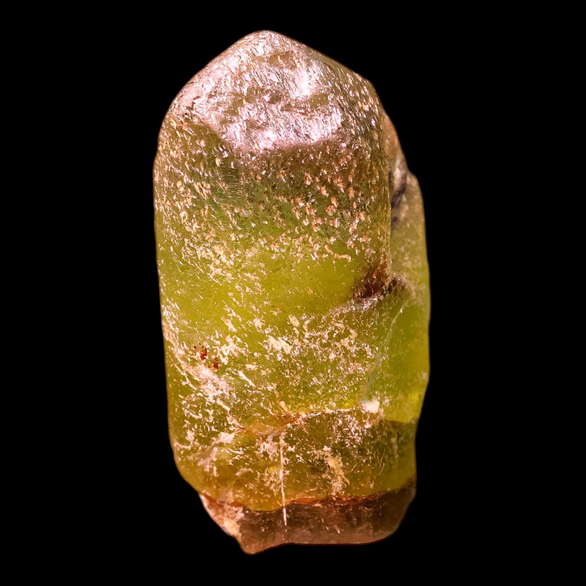 Peridot crystal, natural green peridot, terminated peridot crystal, raw peridot specimen, olivine, Supat Gali Pakistan, mineral specimen - Image 3