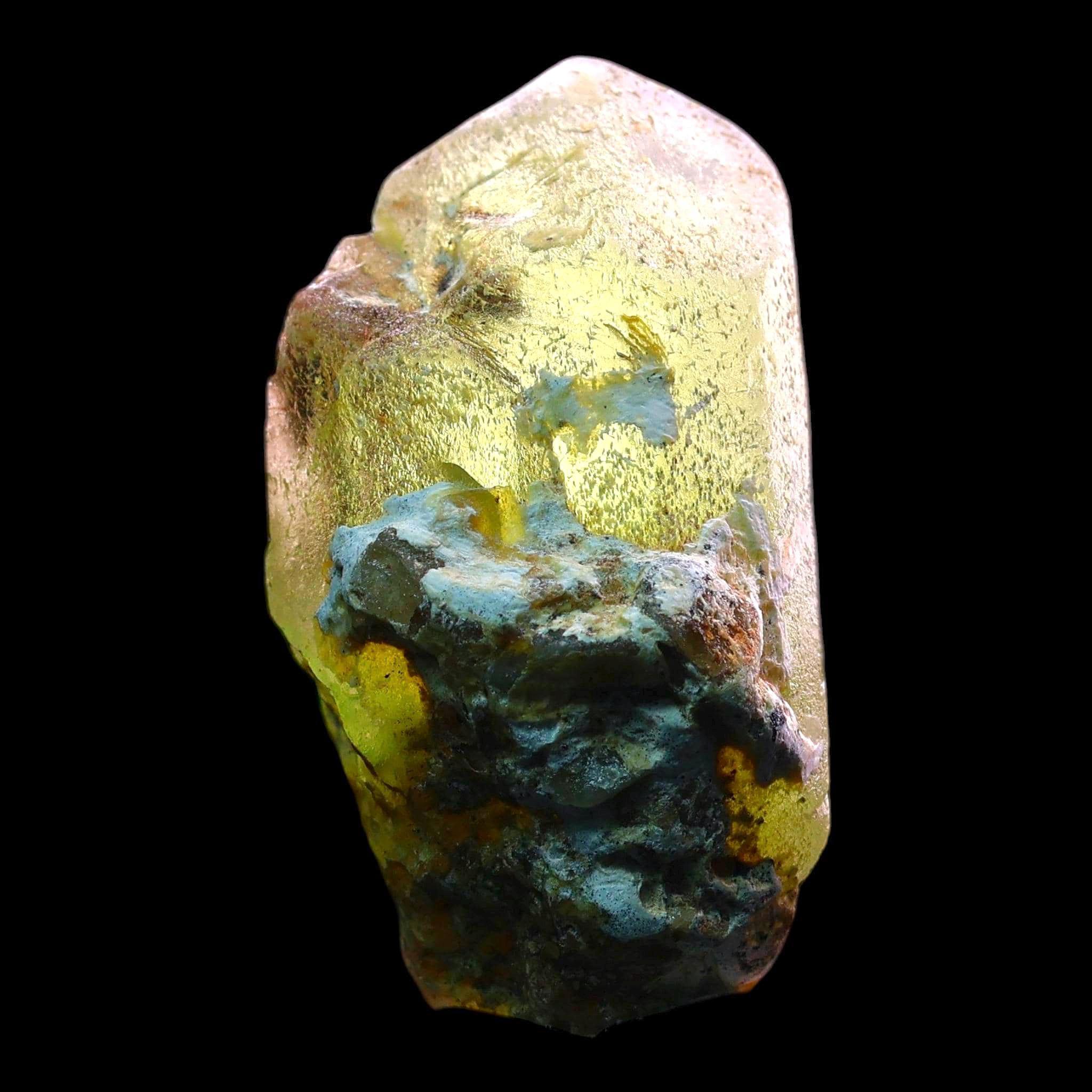 Peridot crystal, natural green peridot, terminated peridot crystal, raw peridot specimen, olivine, Supat Gali Pakistan, mineral specimen - Image 4