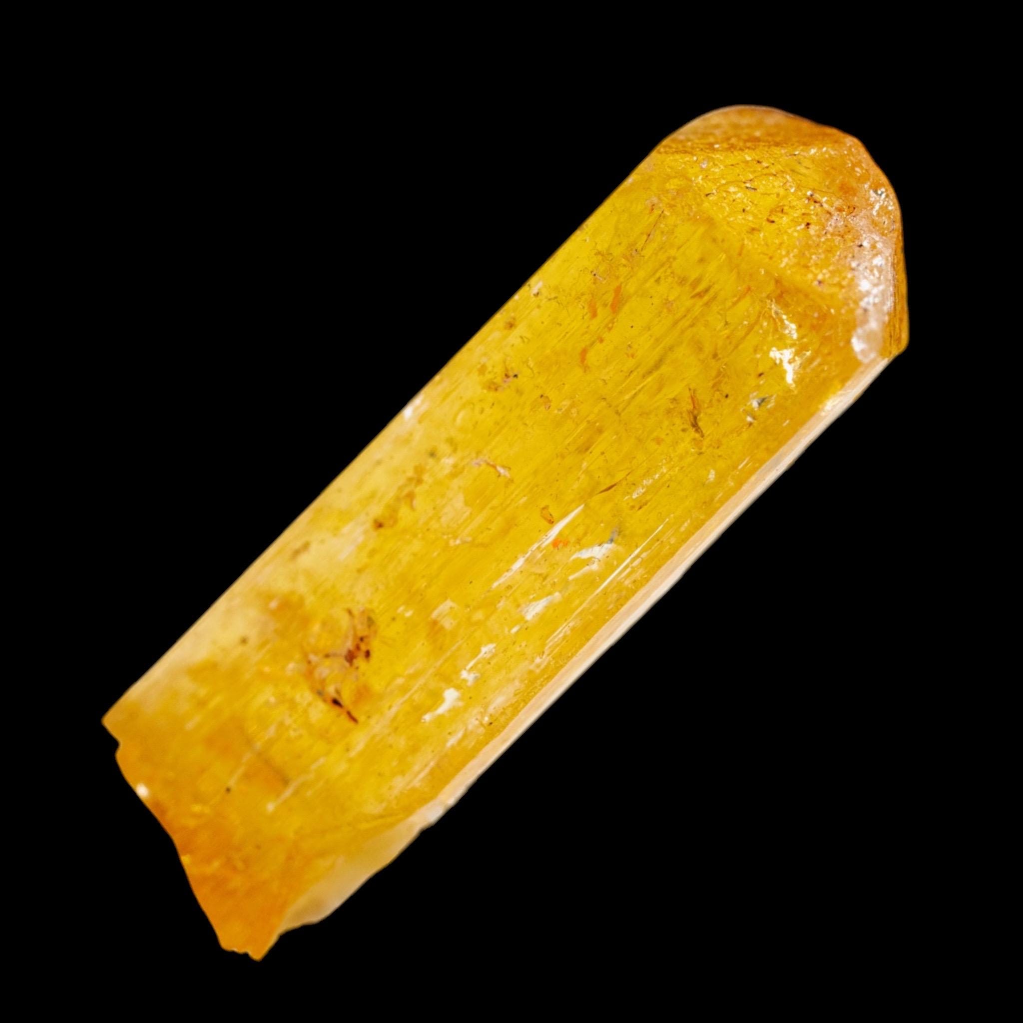 Imperial Topaz Crystal, Golden Yellow, Terminated, Ouro Preto Brazil, Natural Mineral Specimen - Image 2
