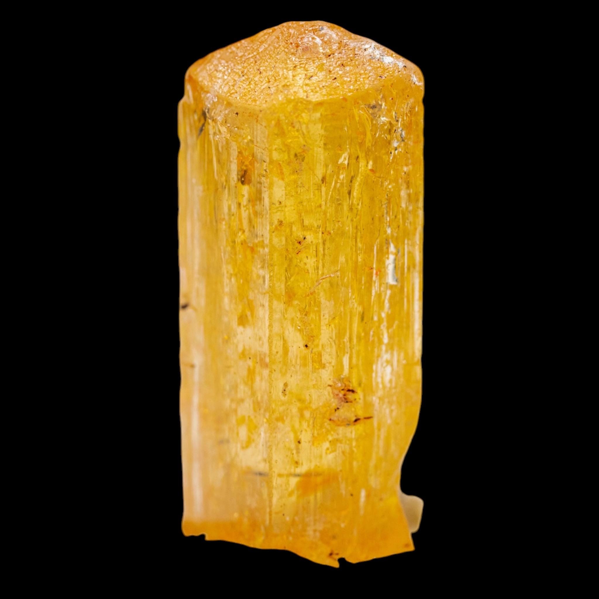 Imperial Topaz Crystal, Golden Yellow, Terminated, Ouro Preto Brazil, Natural Mineral Specimen - Image 5