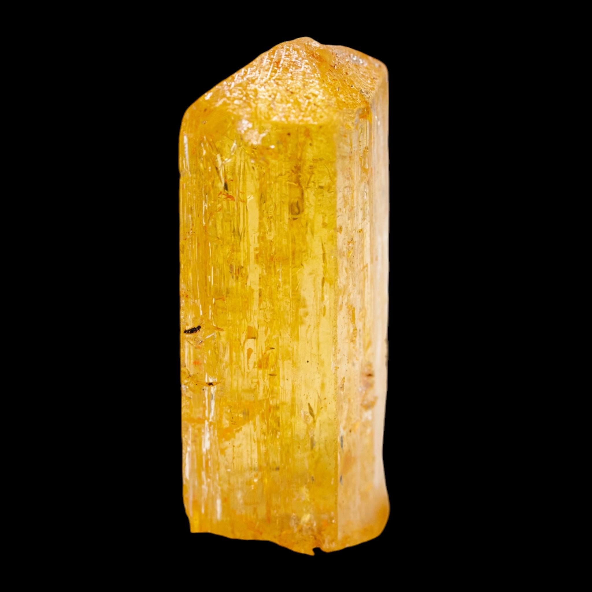 Imperial Topaz Crystal, Golden Yellow, Terminated, Ouro Preto Brazil, Natural Mineral Specimen - Image 6
