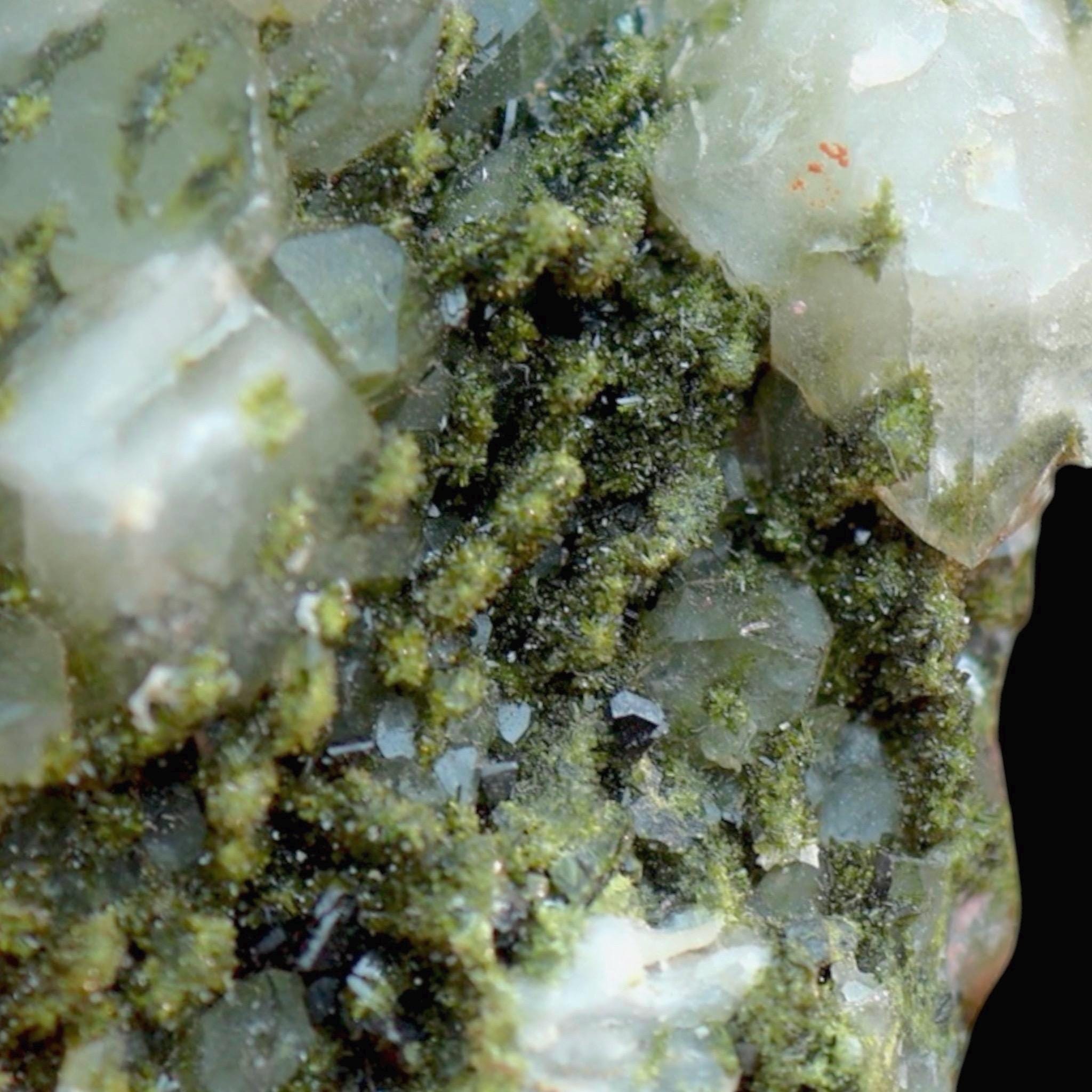 Epidote with Quartz, Hakkari Turkey, Fairy Forest Epidote Crystal, Green Epidote, Mineral Specimen - Image 2
