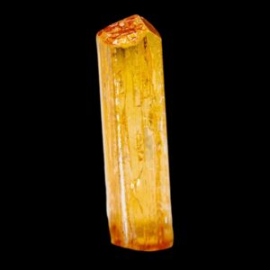 Imperial Topaz Crystal, Golden Orange, Ouro Preto Brazil, Natural Mineral Specimen