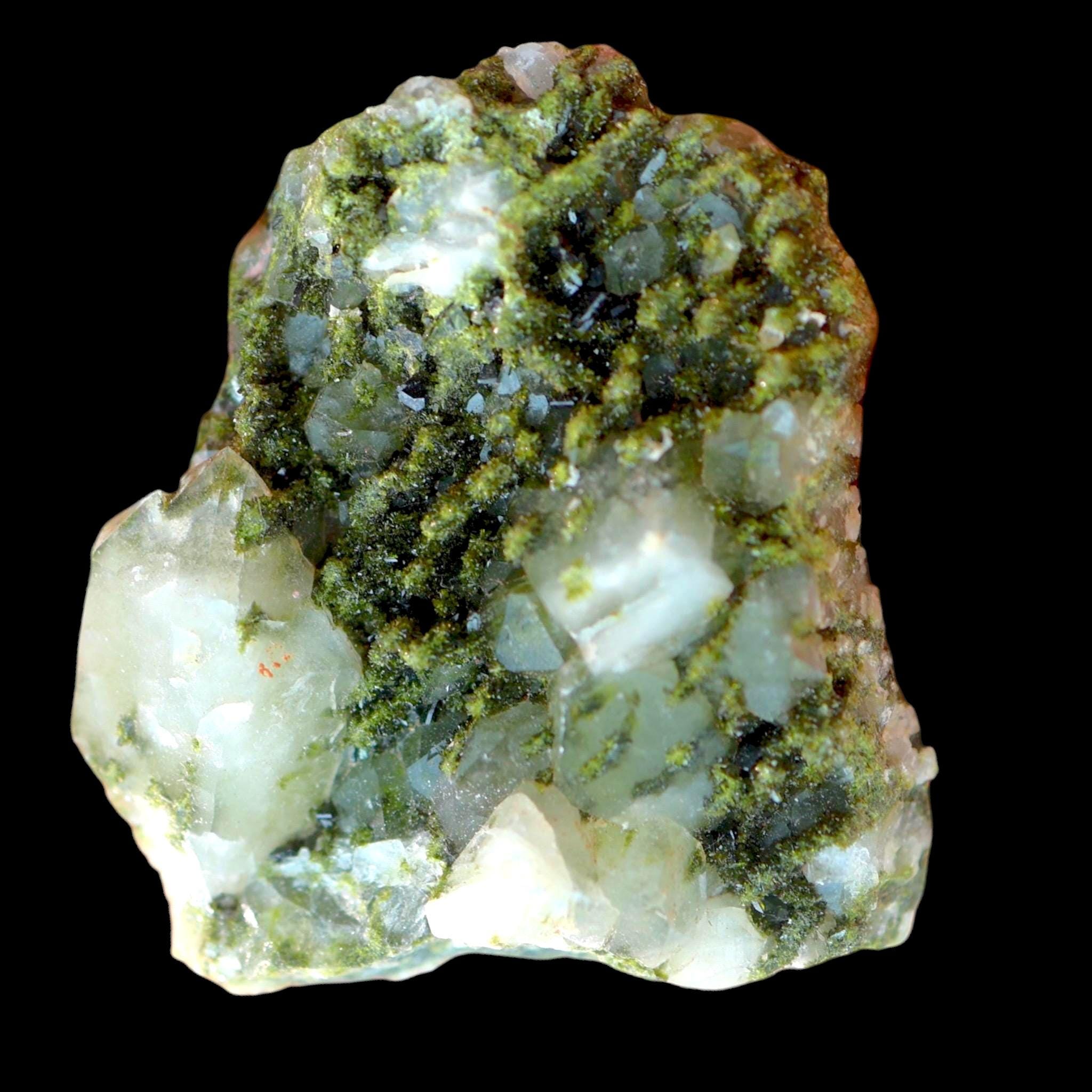 Epidote with Quartz, Hakkari Turkey, Fairy Forest Epidote Crystal, Green Epidote, Mineral Specimen - Image 6