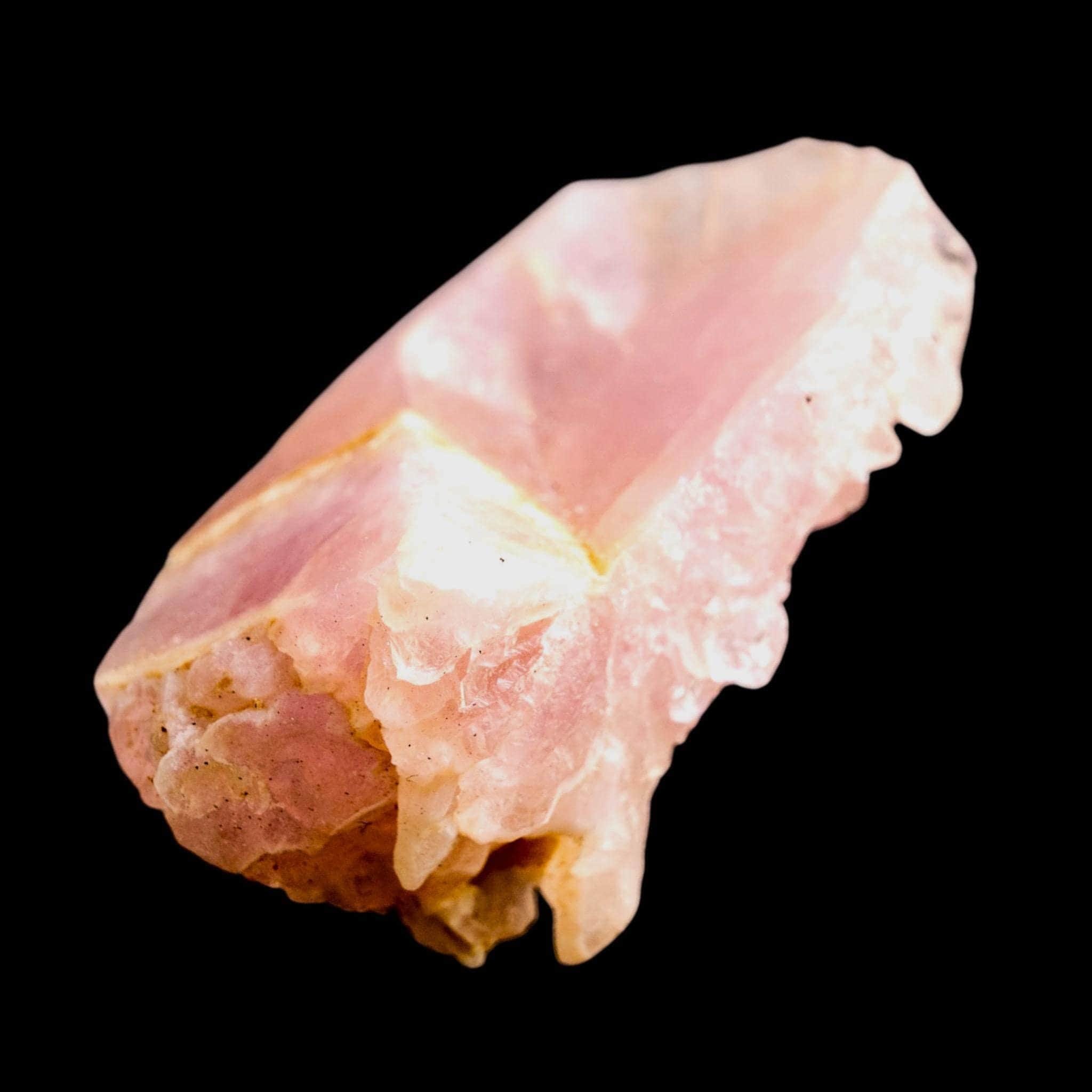 Crystallised rose quartz crystal, canga rosa brazil, rare pink quartz specimen, raw rose quartz, collector mineral display - Image 2