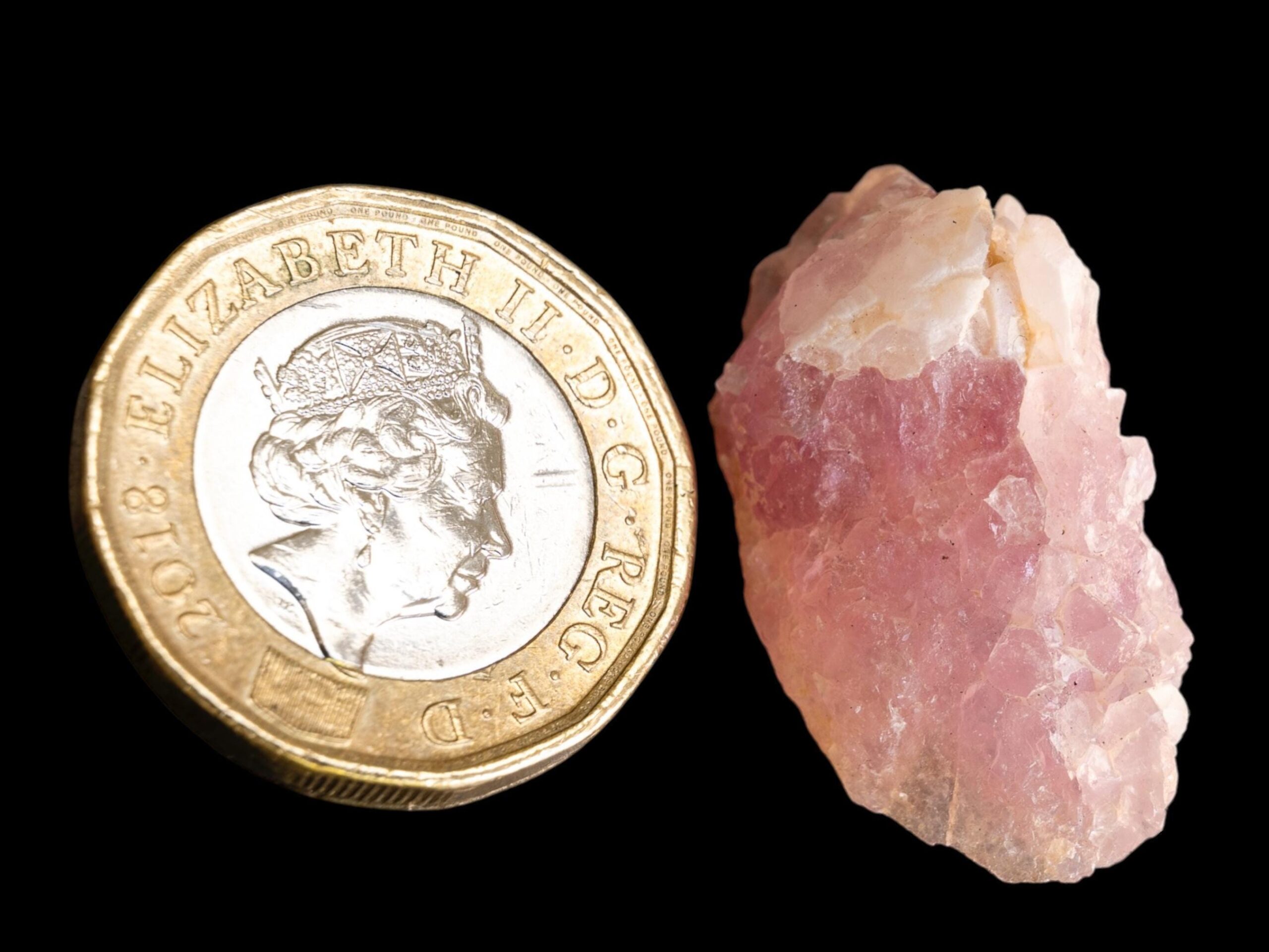 Crystallised rose quartz crystal, canga rosa brazil, rare pink quartz specimen, raw rose quartz, collector mineral display - Image 4