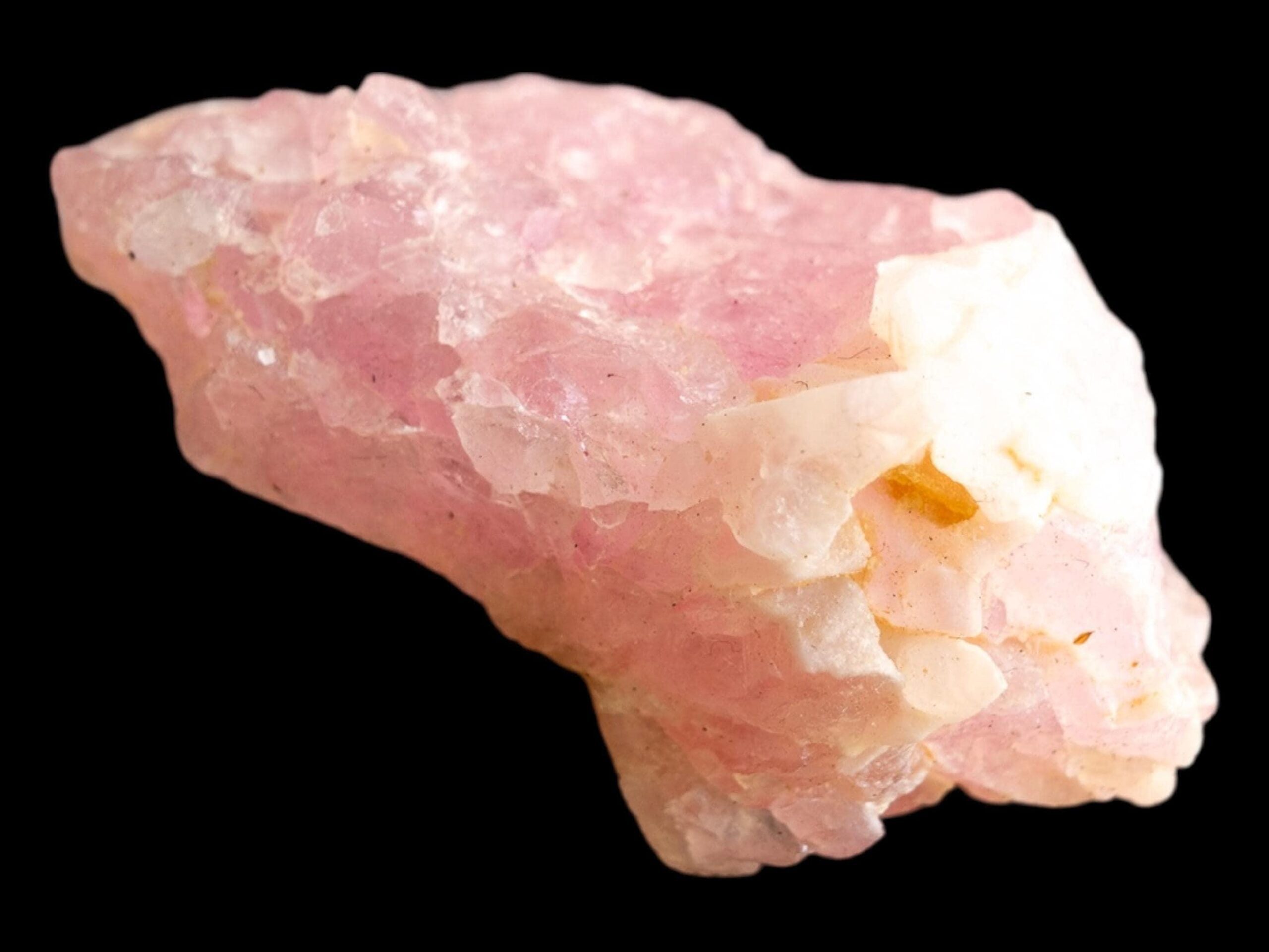 Crystallised rose quartz crystal, canga rosa brazil, rare pink quartz specimen, raw rose quartz, collector mineral display - Image 5