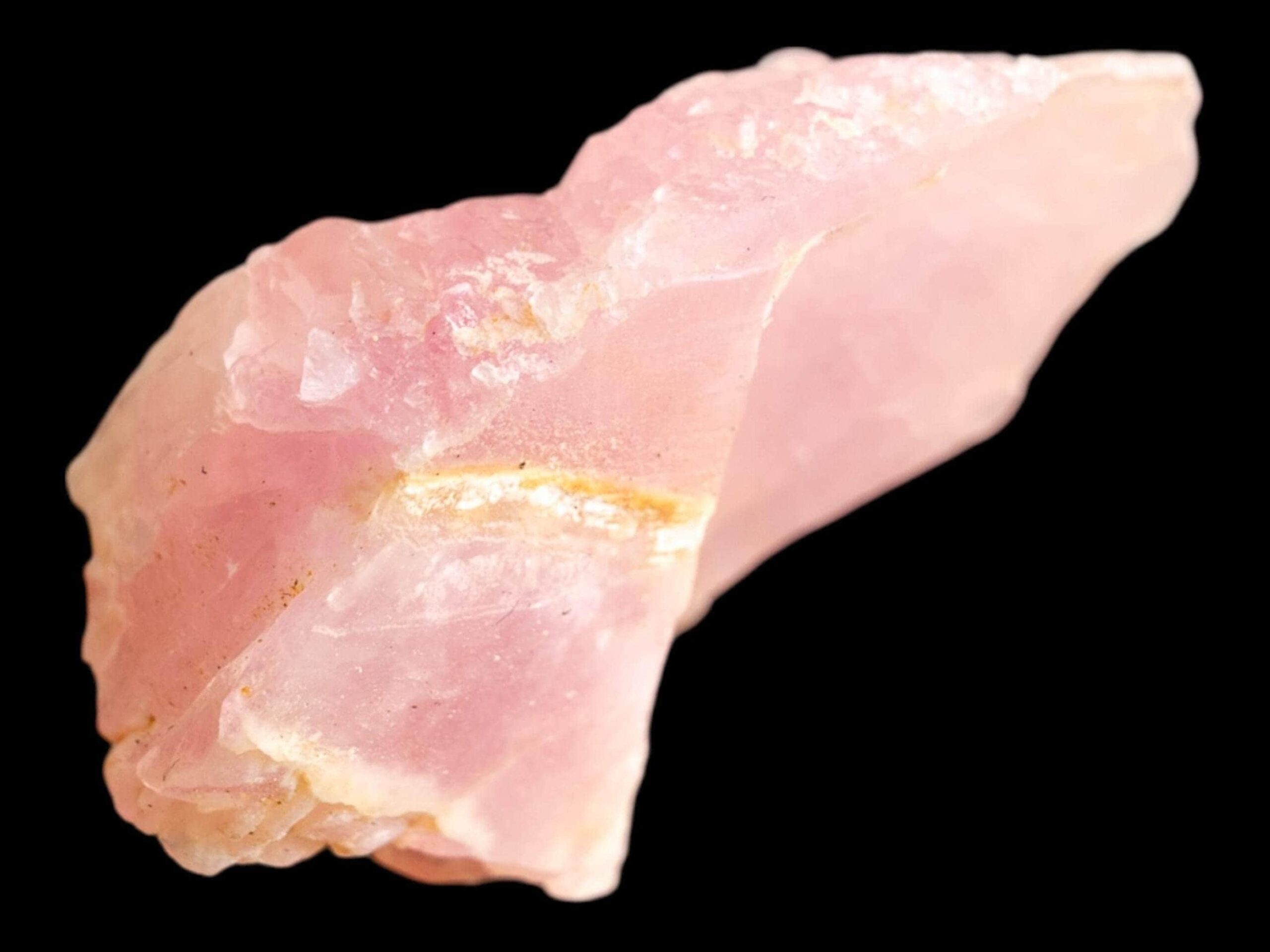 Crystallised rose quartz crystal, canga rosa brazil, rare pink quartz specimen, raw rose quartz, collector mineral display - Image 7
