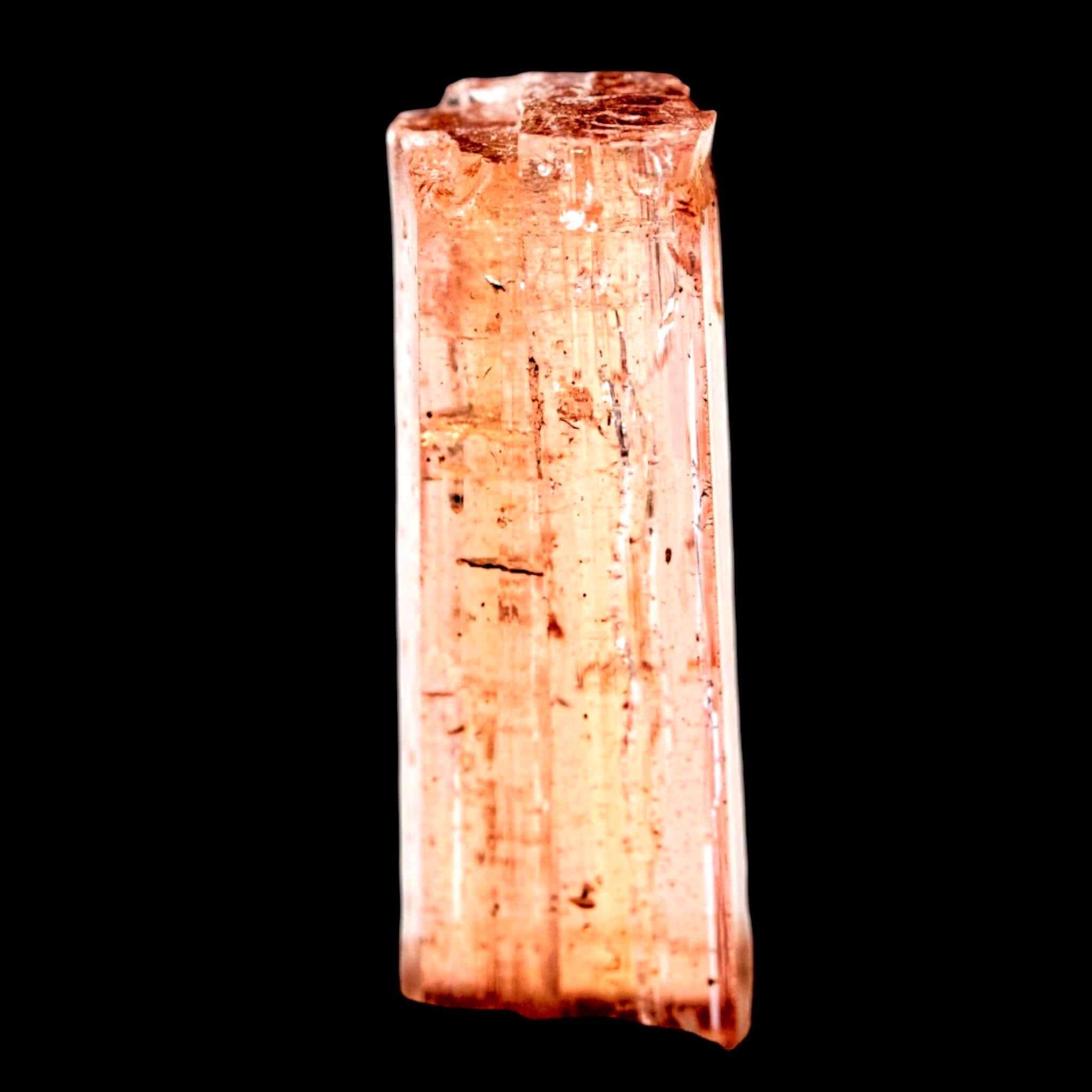 Pink imperial topaz crystal, ouro preto brazil, raw natural topaz mineral specimen - Image 3