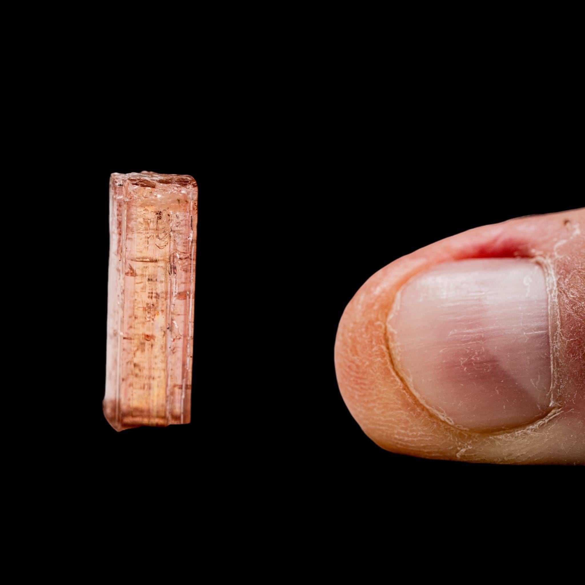 Pink imperial topaz crystal, ouro preto brazil, raw natural topaz mineral specimen - Image 4