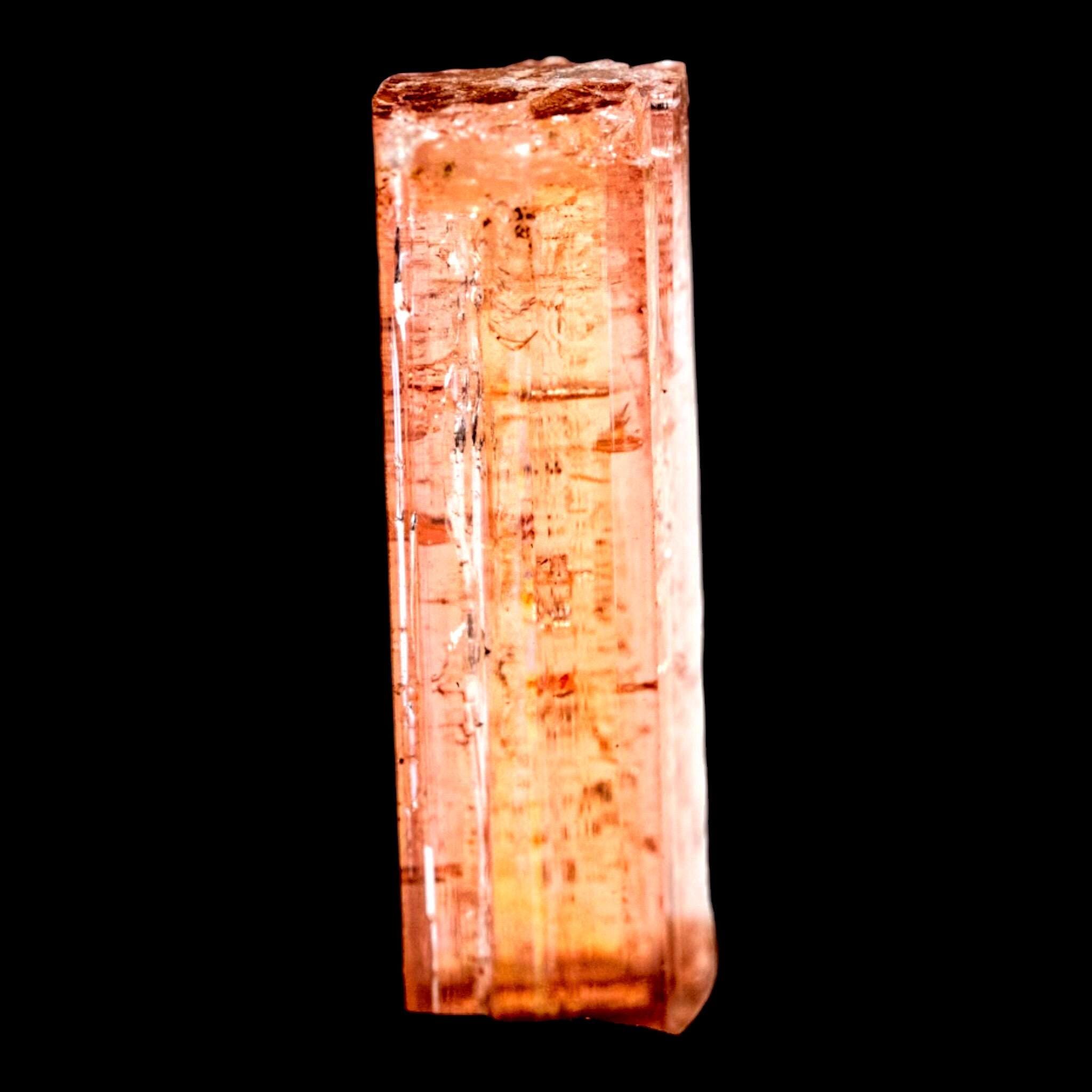 Pink imperial topaz crystal, ouro preto brazil, raw natural topaz mineral specimen - Image 6