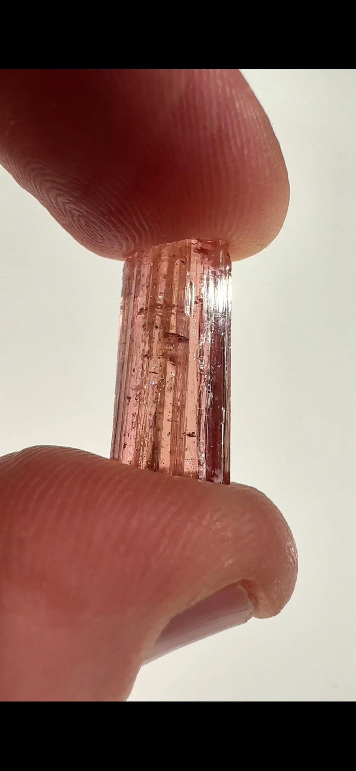 Pink imperial topaz crystal, ouro preto brazil, raw natural topaz mineral specimen - Image 7