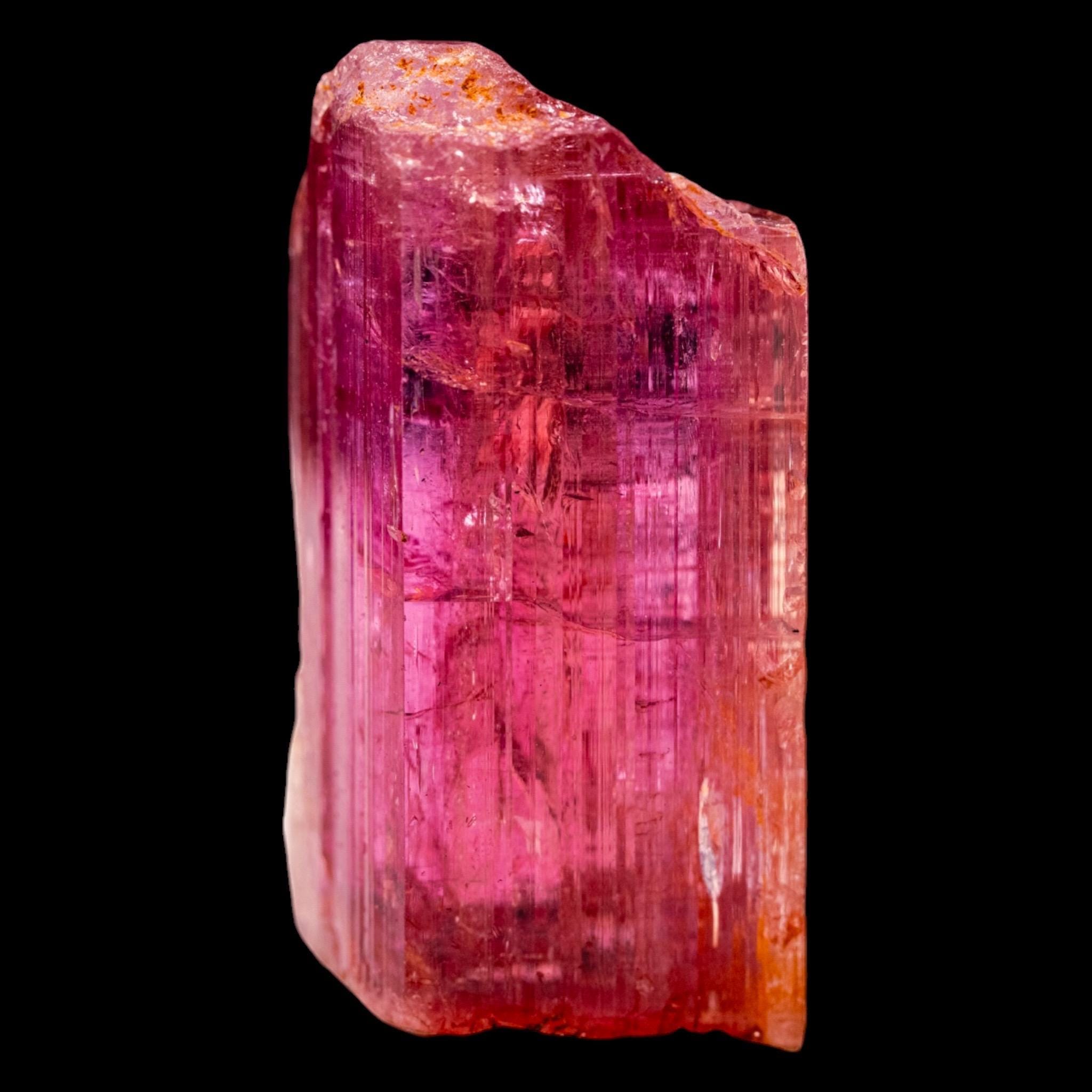 Pink imperial topaz crystal, ouro preto brazil, rare collector mineral specimen - Image 2