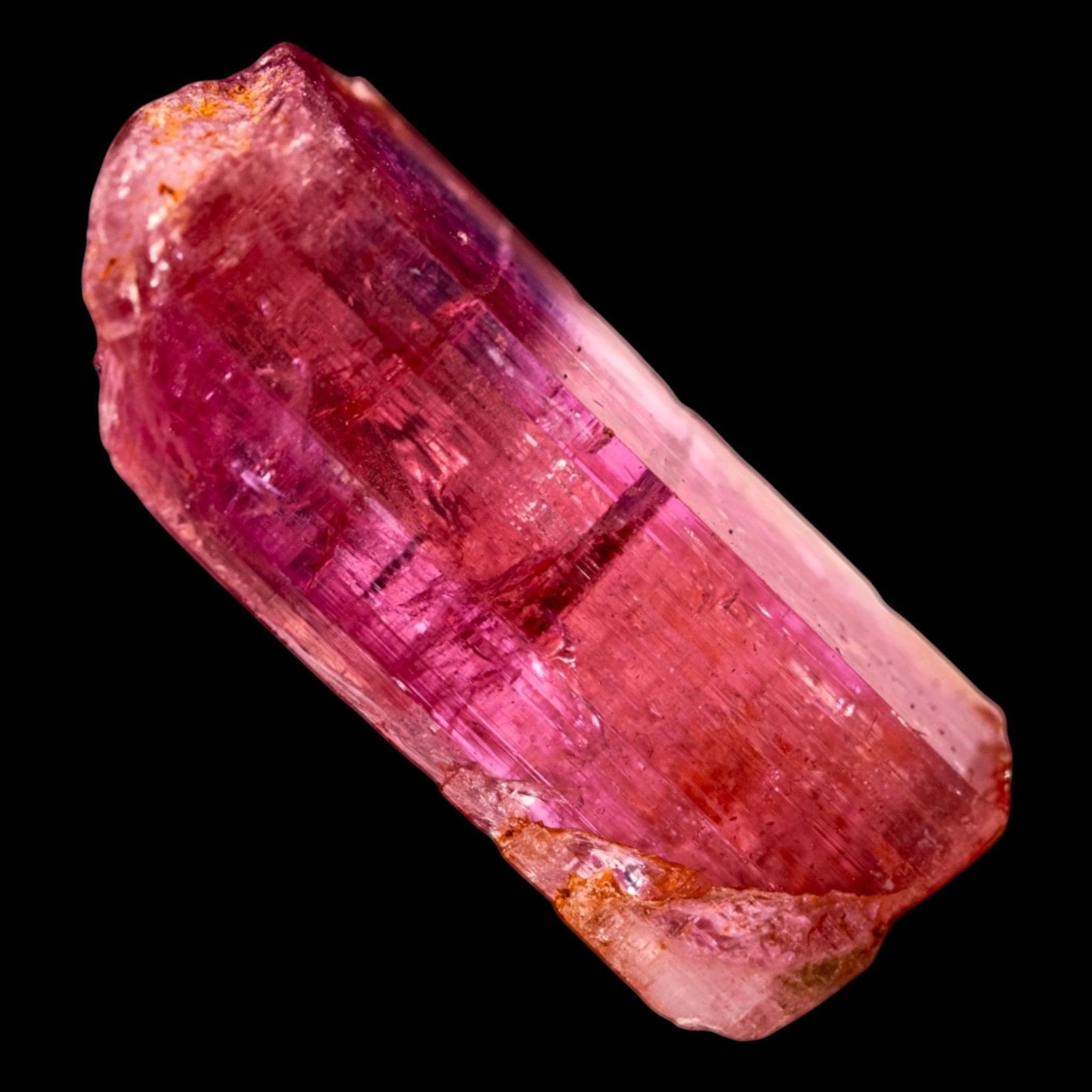 Pink imperial topaz crystal, ouro preto brazil, rare collector mineral specimen - Image 4