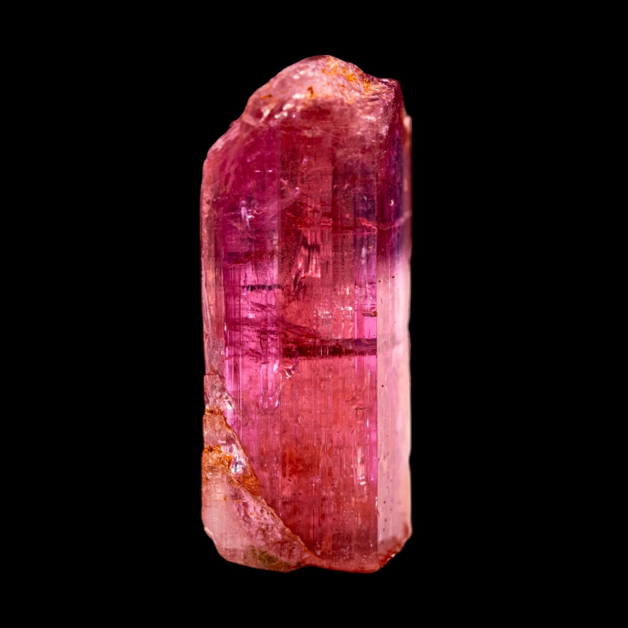 Pink imperial topaz crystal, ouro preto brazil, rare collector mineral specimen - Image 6