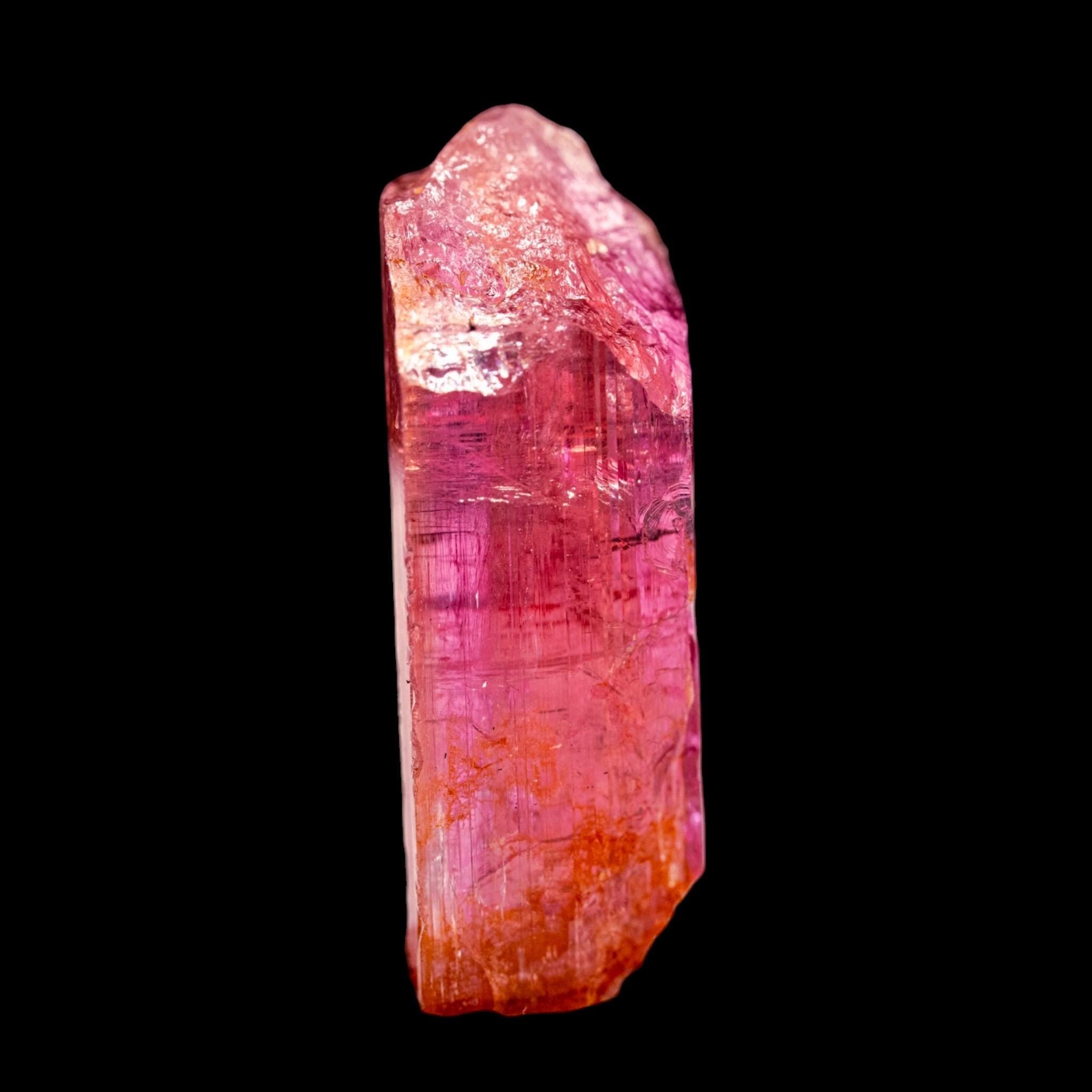 Pink imperial topaz crystal, ouro preto brazil, rare collector mineral specimen - Image 8