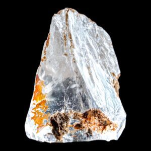 Swiss alpine quartz crystal, rutilated quartz point, clear quartz crystal, swiss quartz specimen, raw quartz, collector mineral, switzerland