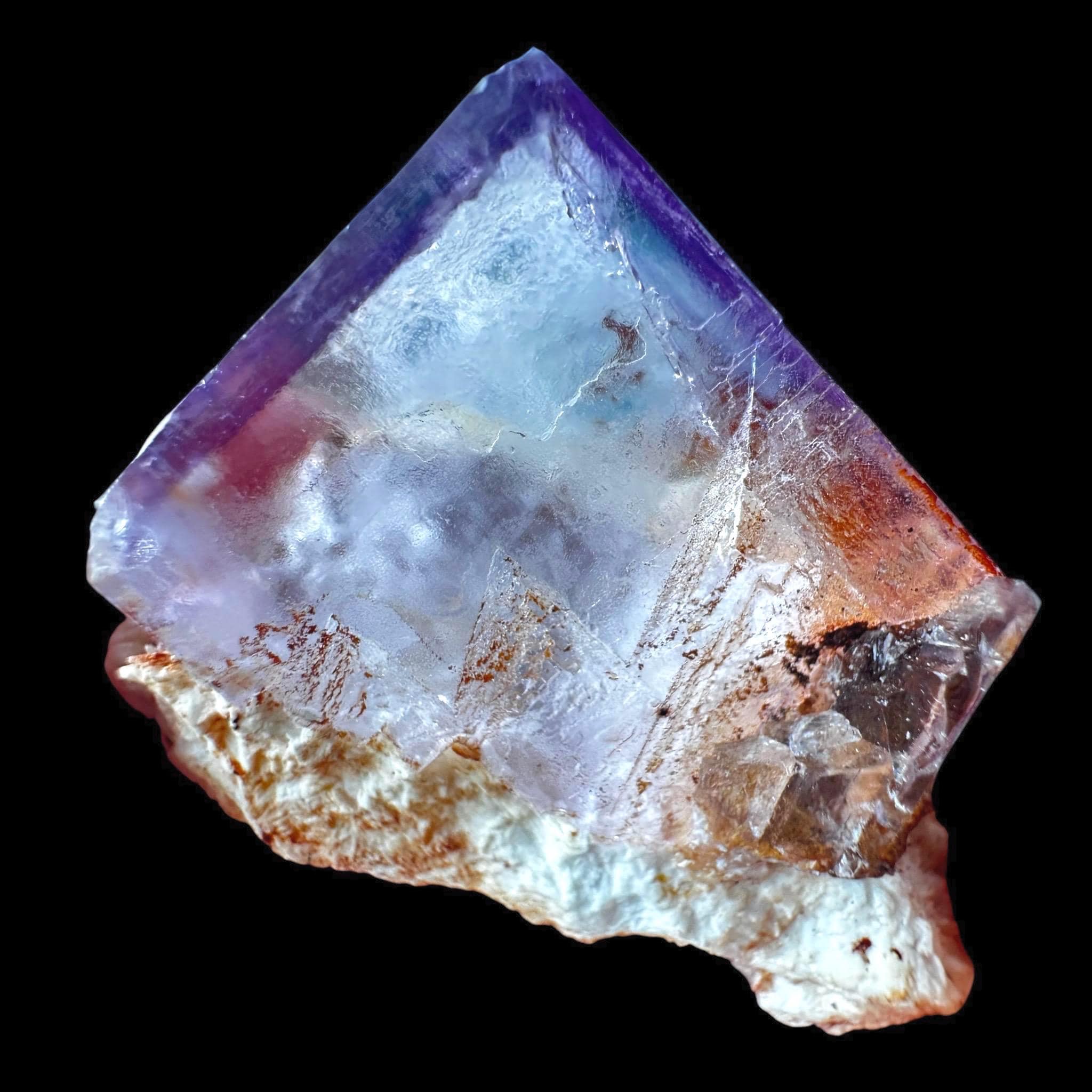 Purple fluorite crystal, moroccan fluorite, cubic fluorite crystal, natural mineral specimen, raw fluorite, collector mineral - Image 2