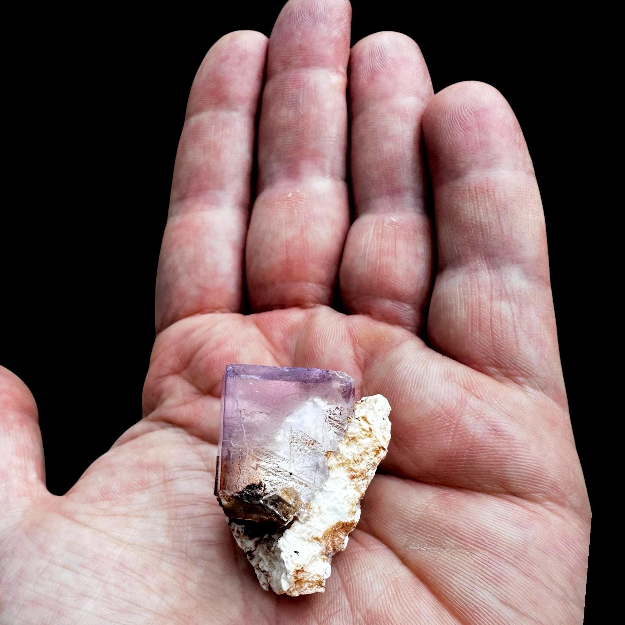 Purple fluorite crystal, moroccan fluorite, cubic fluorite crystal, natural mineral specimen, raw fluorite, collector mineral - Image 10