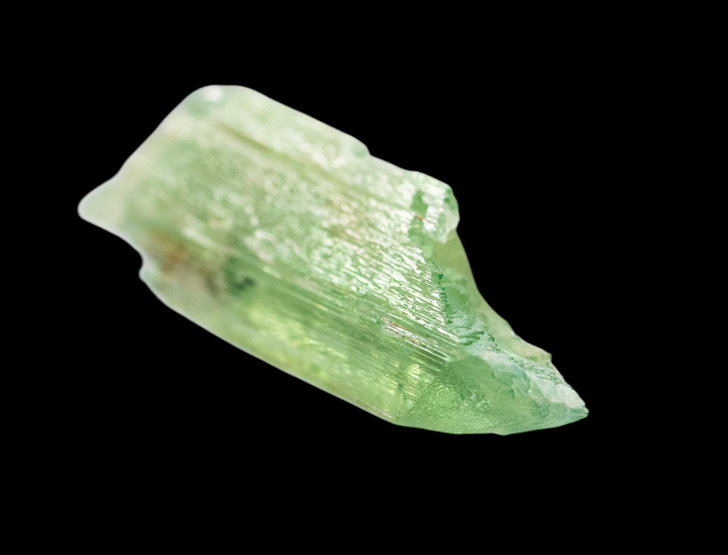 Hiddenite crystal, north carolina hiddenite, green spodumene crystal, rare mineral specimen - Image 5