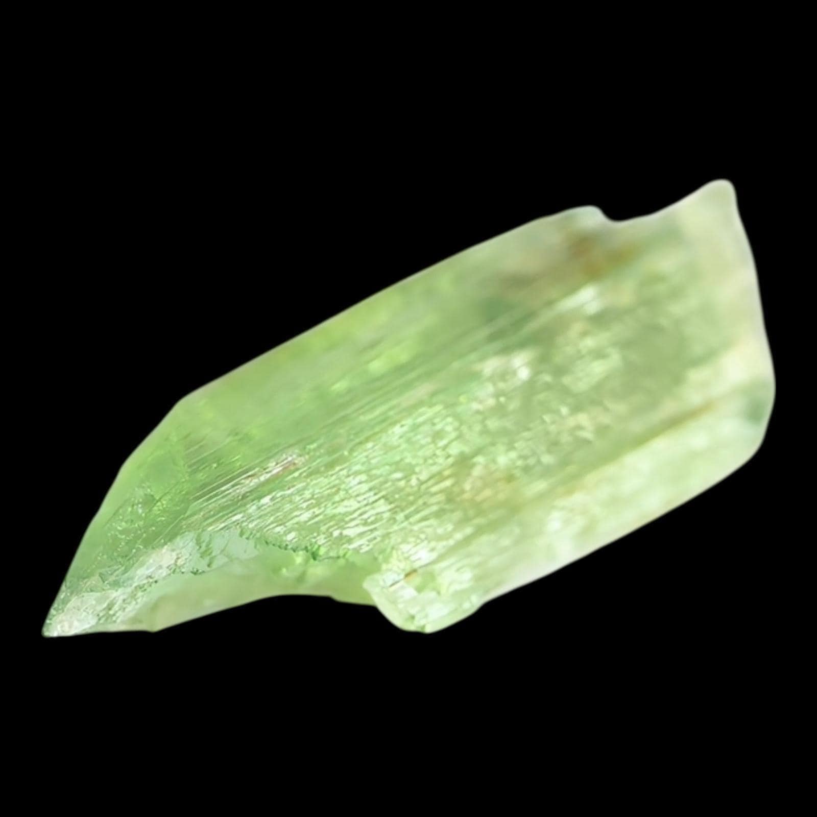 Hiddenite crystal, north carolina hiddenite, green spodumene crystal, rare mineral specimen - Image 6