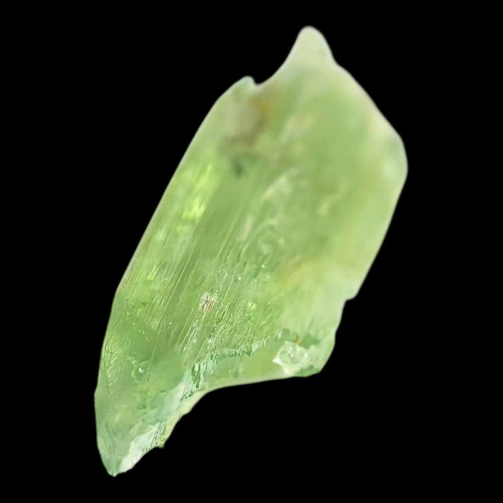 Hiddenite crystal, north carolina hiddenite, green spodumene crystal, rare mineral specimen - Image 8
