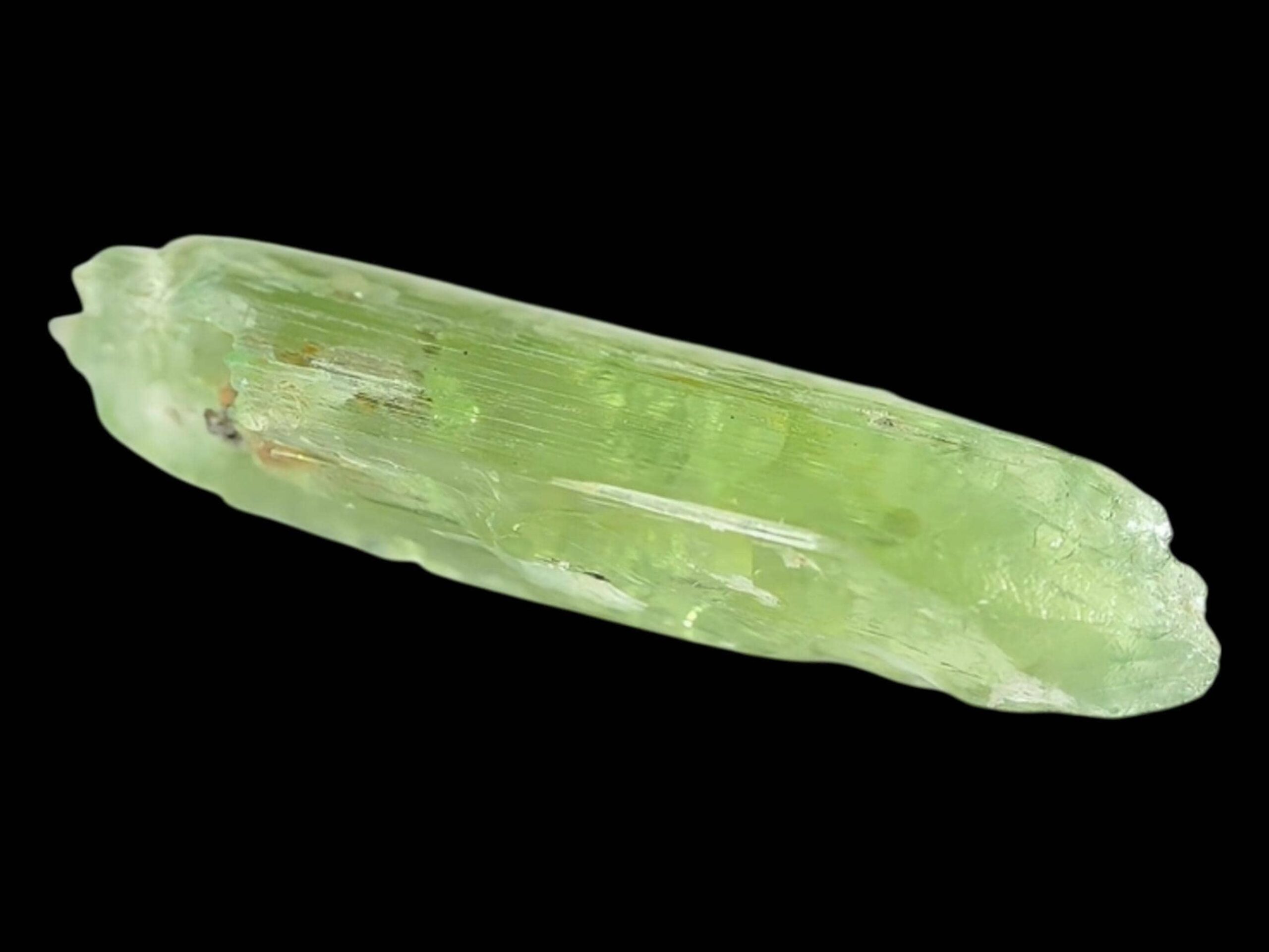 Hiddenite crystal, north carolina hiddenite, green spodumene crystal, rare mineral specimen - Image 9