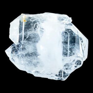 Faden quartz crystal, clear quartz crystal, swiss alpine quartz, natural mineral specimen, raw crystal, quartz specimen, rockhound gift
