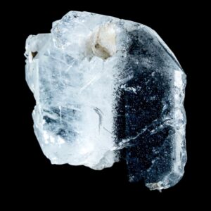 Chlorite quartz crystal, quartz crystal with inclusions, raw quartz crystal, natural quartz specimen, collector display crystal