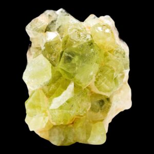 Diopside crystal cluster, natural green diopside, raw crystal specimen, tanzanian crystal, mineral specimen, rare crystal