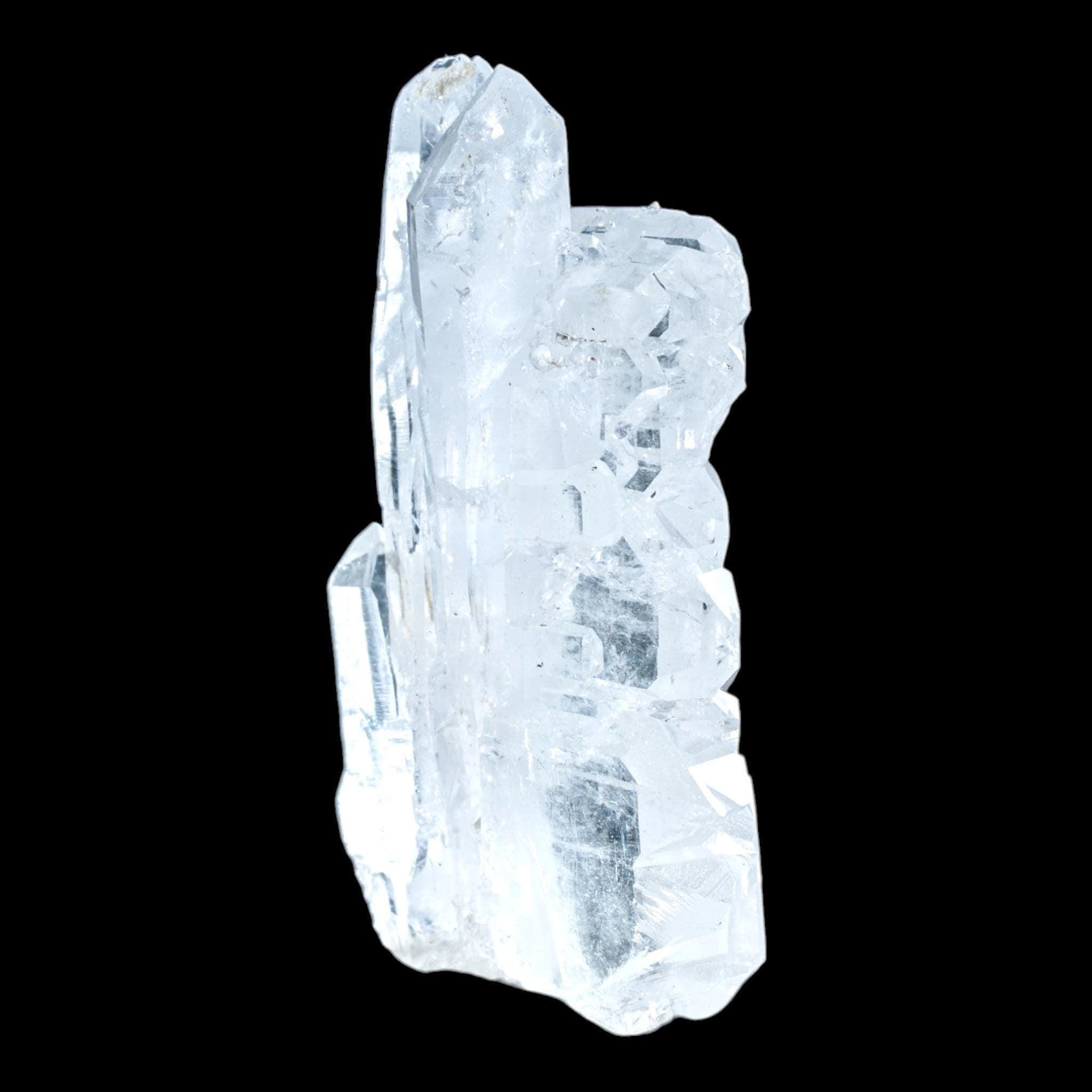 Quartz crystal cluster, swiss alpine quartz, faden quartz cluster, natural quartz specimen for display, collector mineral - Image 4