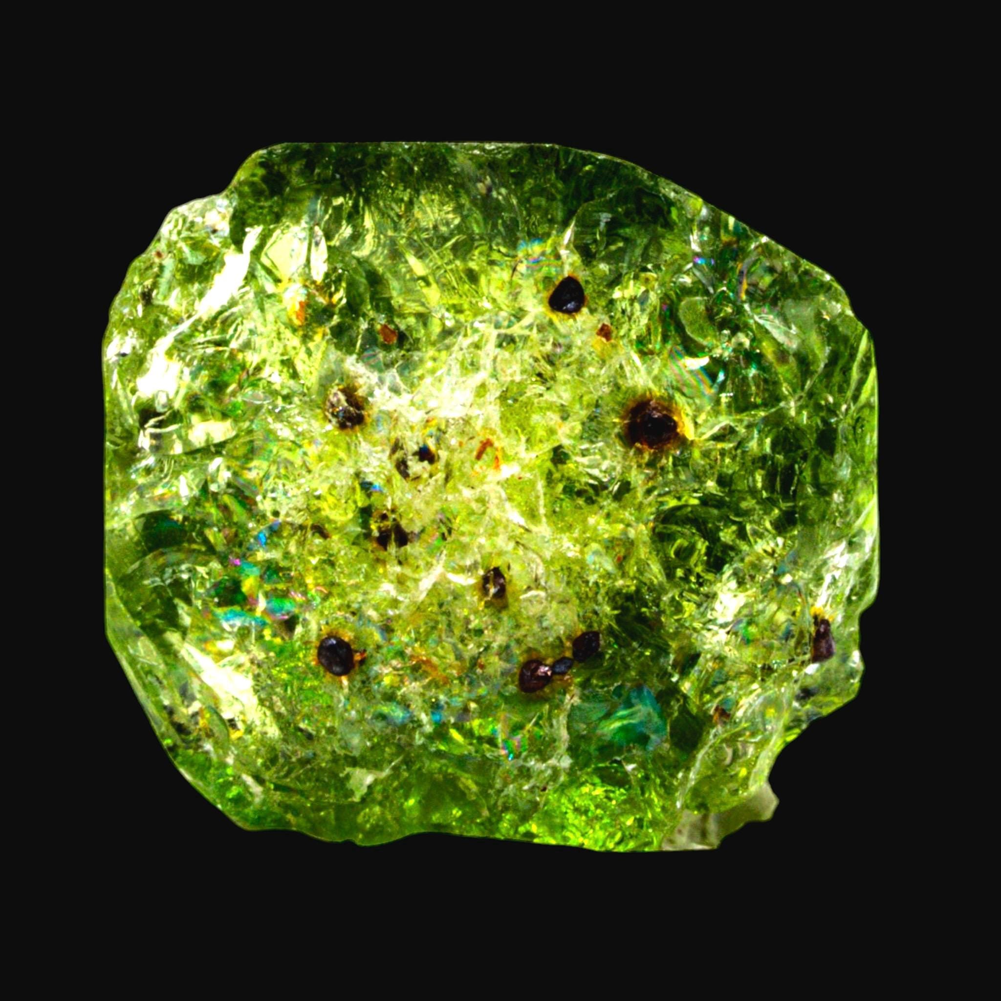 Green tourmaline crystal, natural tourmaline specimen, raw tanzania tourmaline, untreated crystal, mineral collector gift - Image 2
