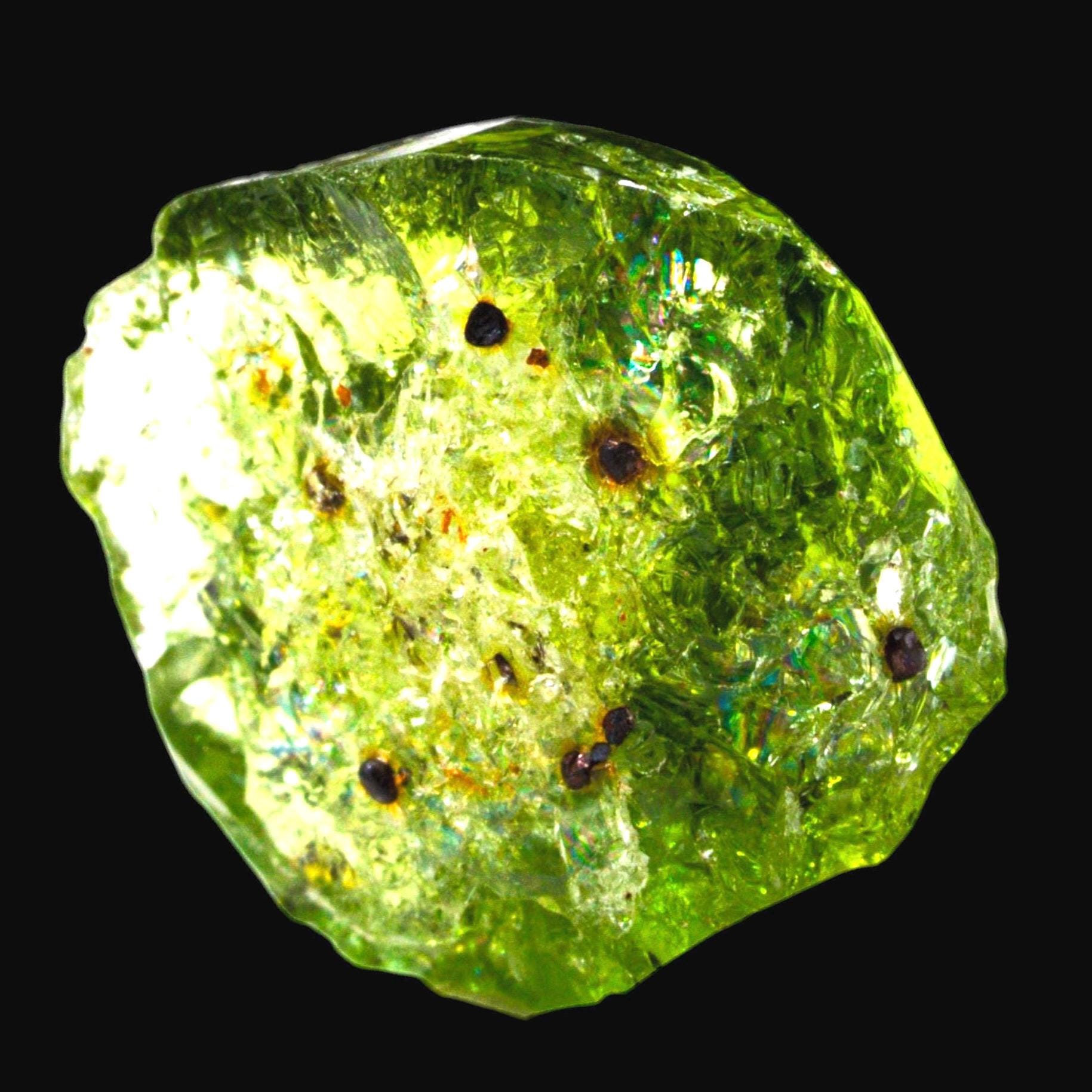 Green tourmaline crystal, natural tourmaline specimen, raw tanzania tourmaline, untreated crystal, mineral collector gift - Image 7