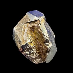 Pyrite crystal with calcite from colombia, natural pyrite on matrix, metallic gold mineral specimen, rare colombian pyrite for collectors