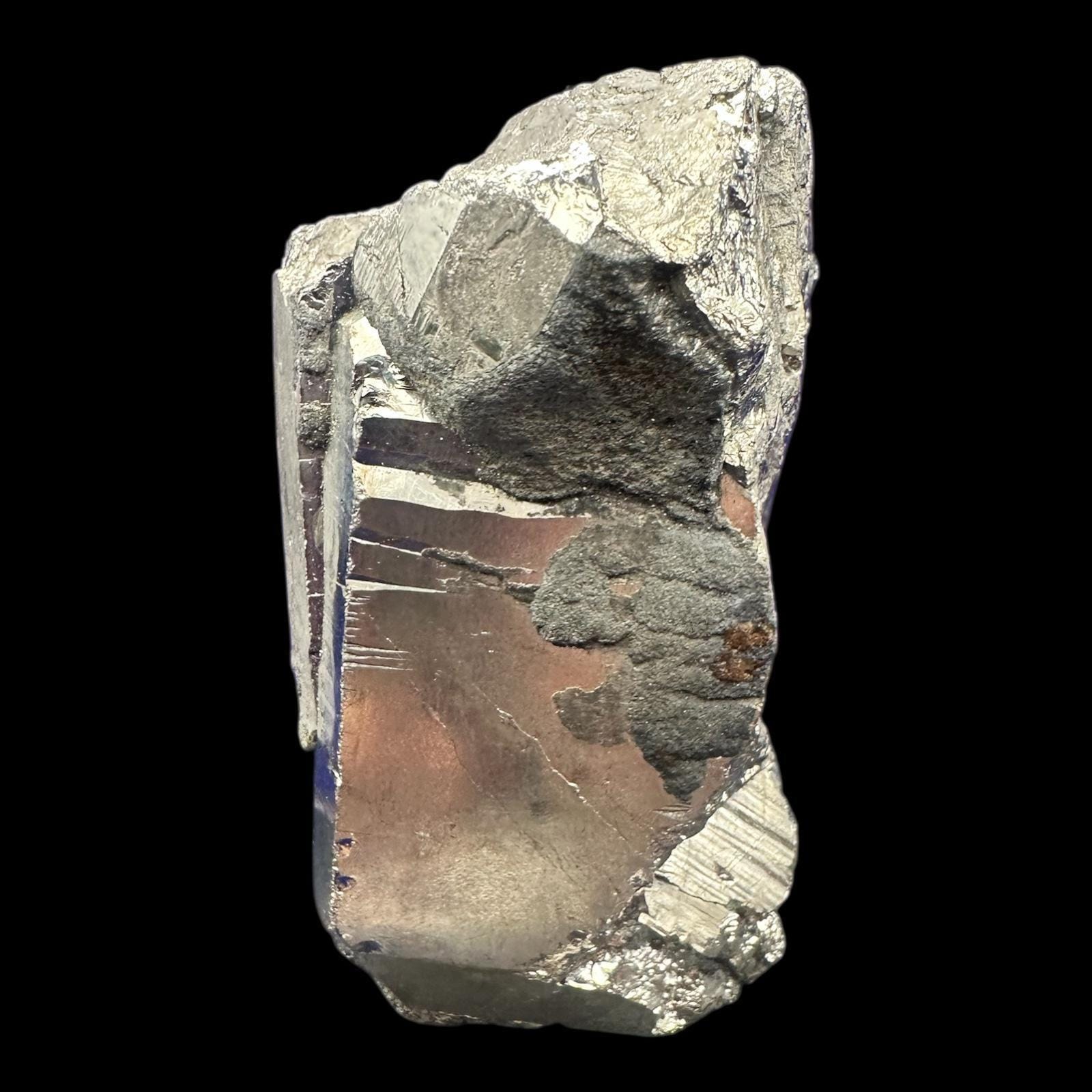 Large natural pyrite crystal cluster, cubic pyrite from colombia, raw pyrite mineral specimen for collectors and home decor display - Image 2